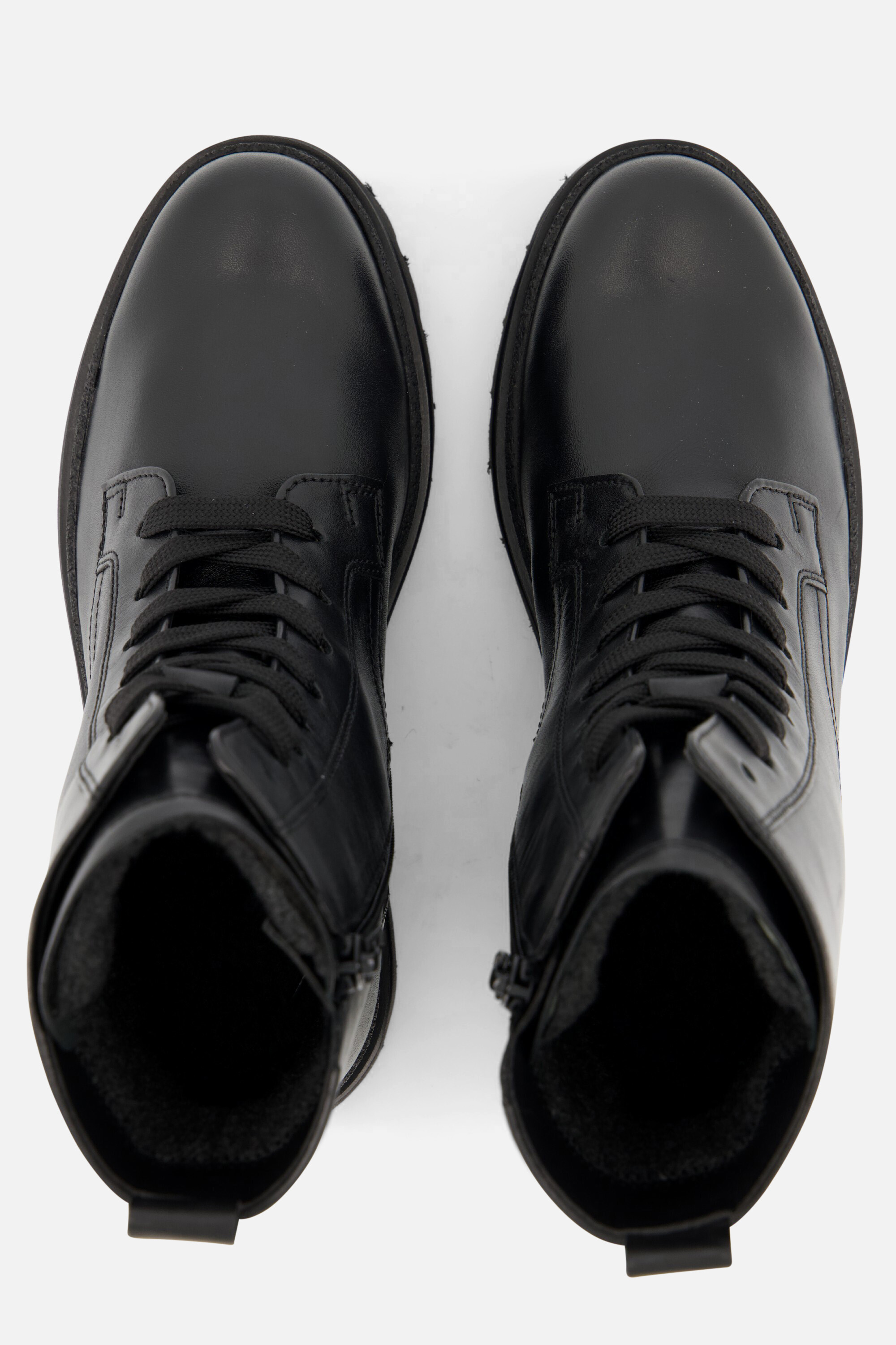 Gabor Veterboots zwart Leer afbeelding 2