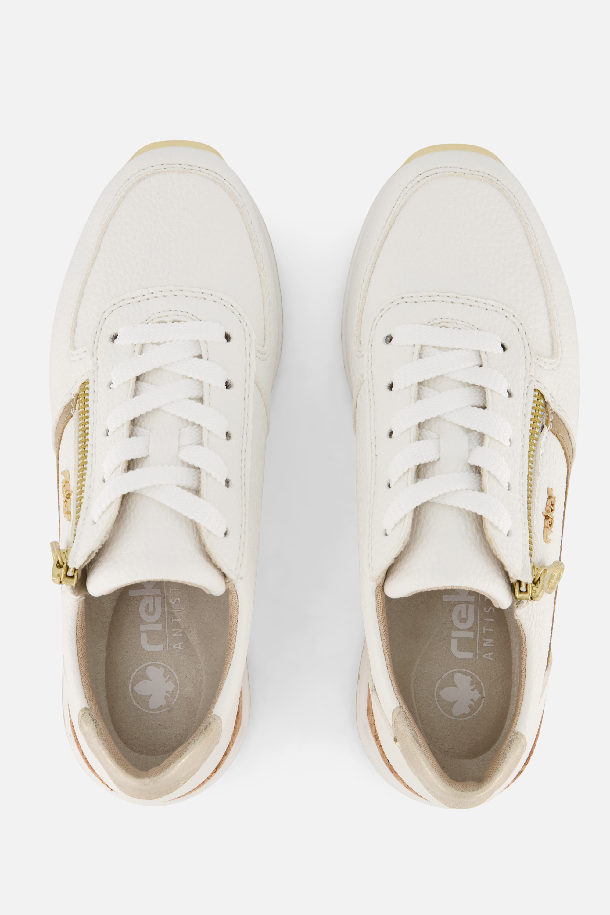 Rieker Sneakers wit Leer afbeelding 2