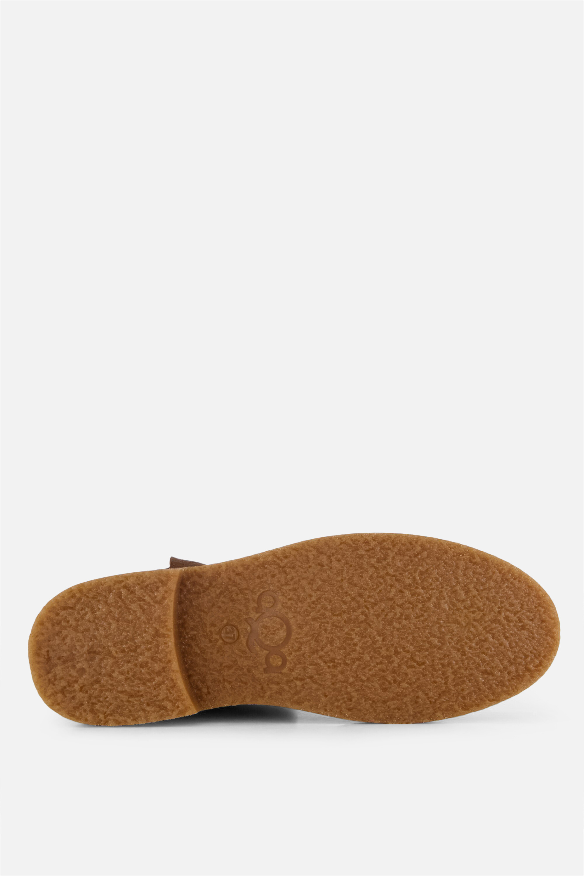 Aqa Enkellaarsjes taupe Nubuck afbeelding 4