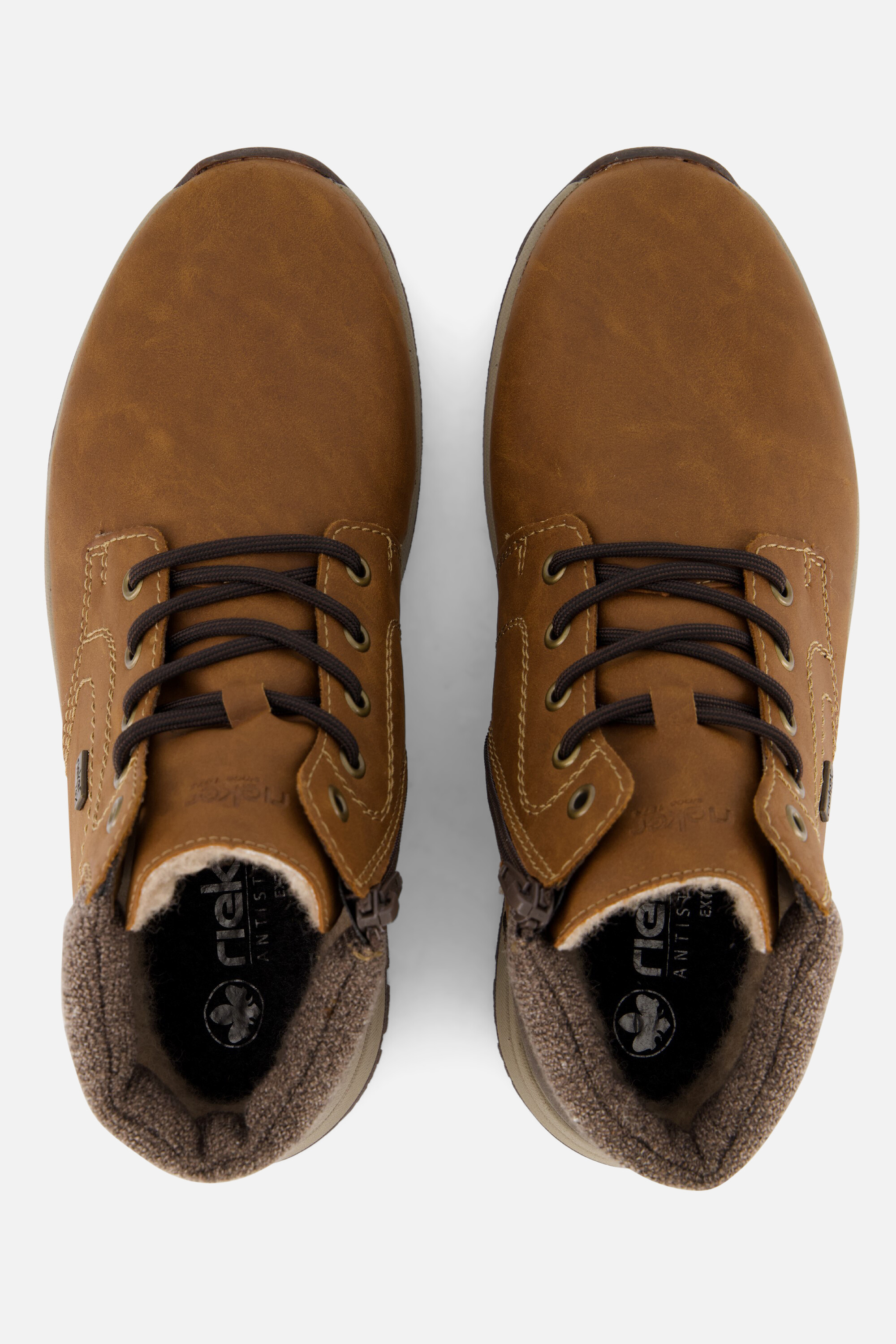 Rieker Veterboots bruin Leer afbeelding 2