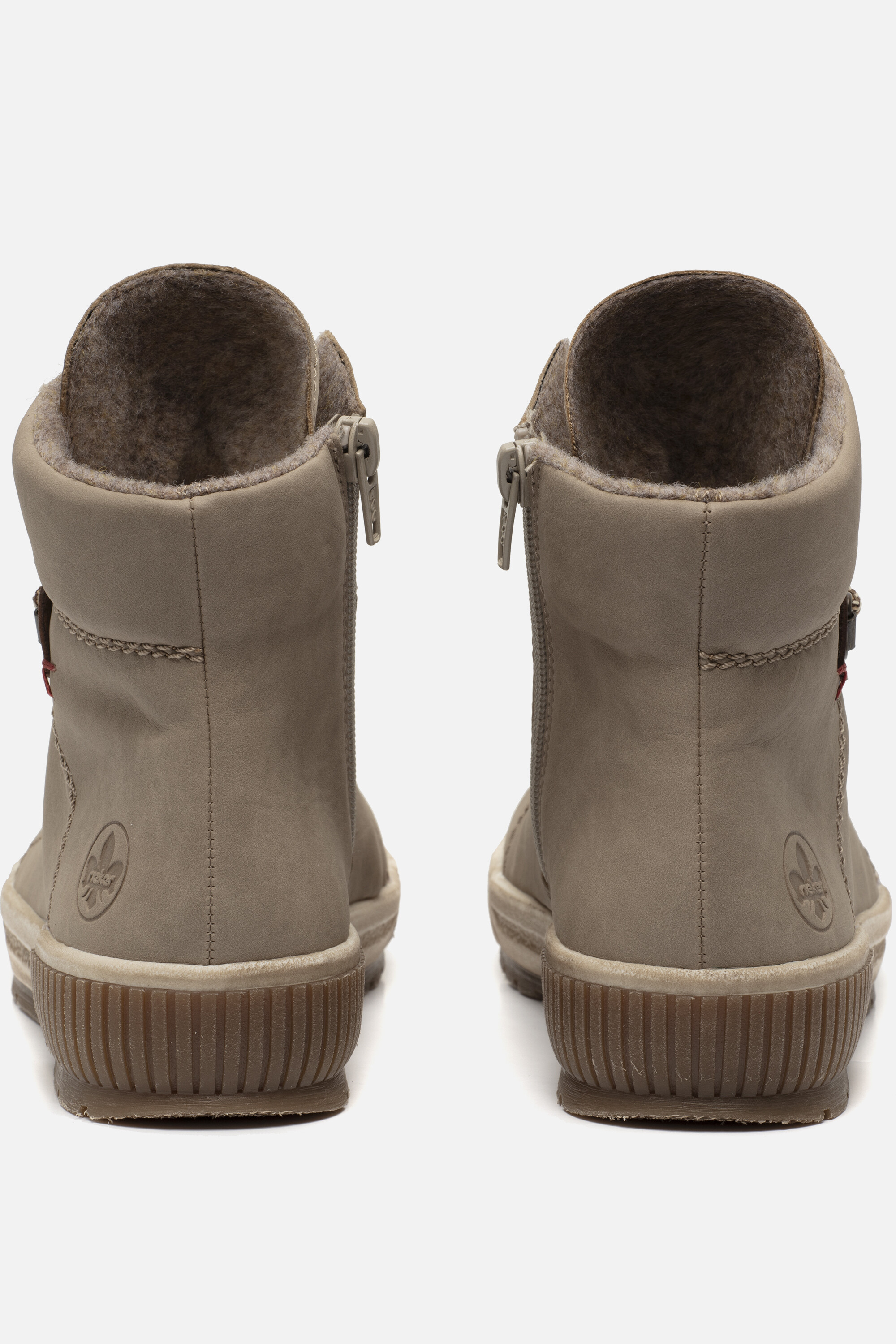 Rieker Veterboots beige Nubuck afbeelding 2