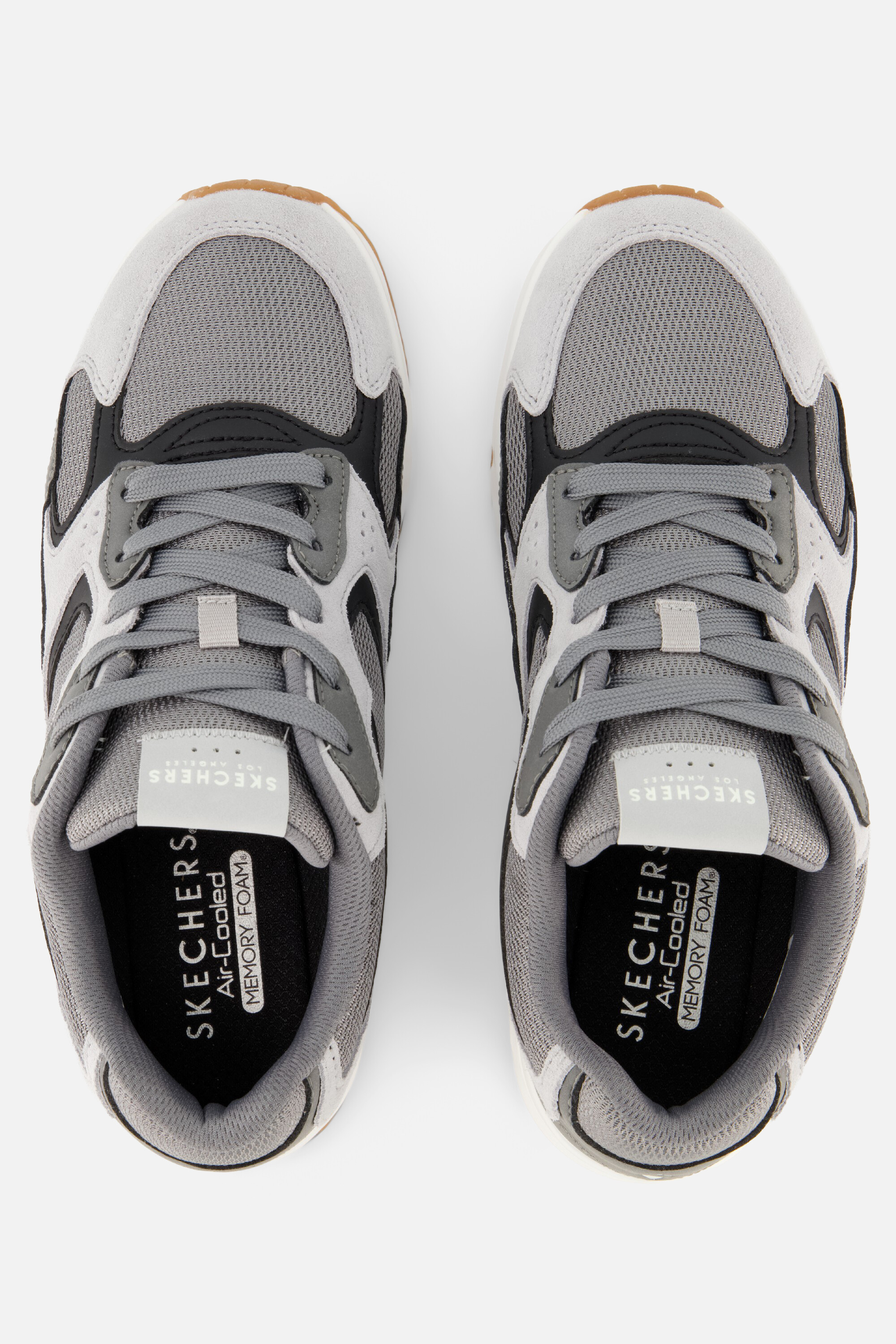 Skechers Uno Sneakers grijs Suede afbeelding 2