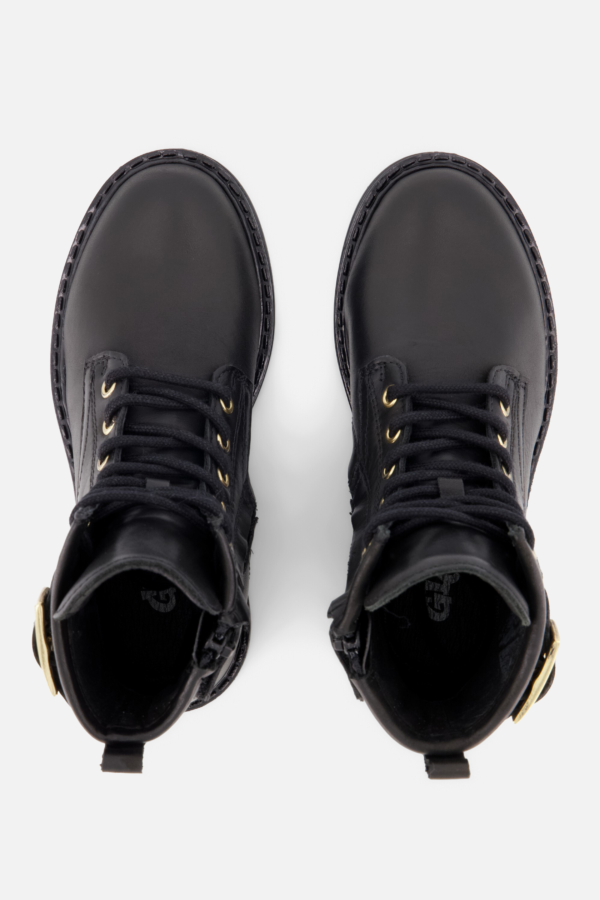 Giga Veterboots zwart Leer afbeelding 2