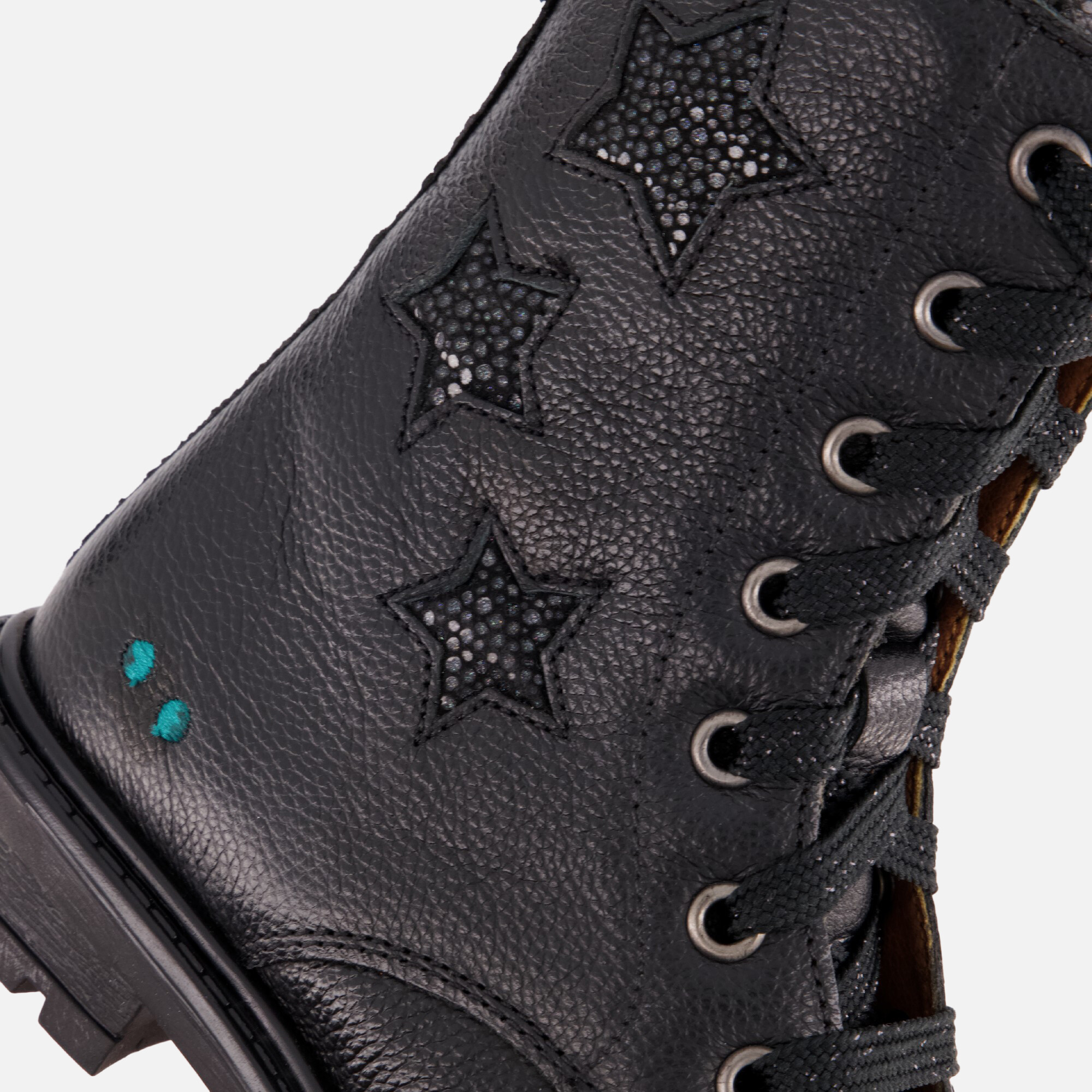BunniesJR Haillee Happy Veterboots zwart Leer afbeelding 4