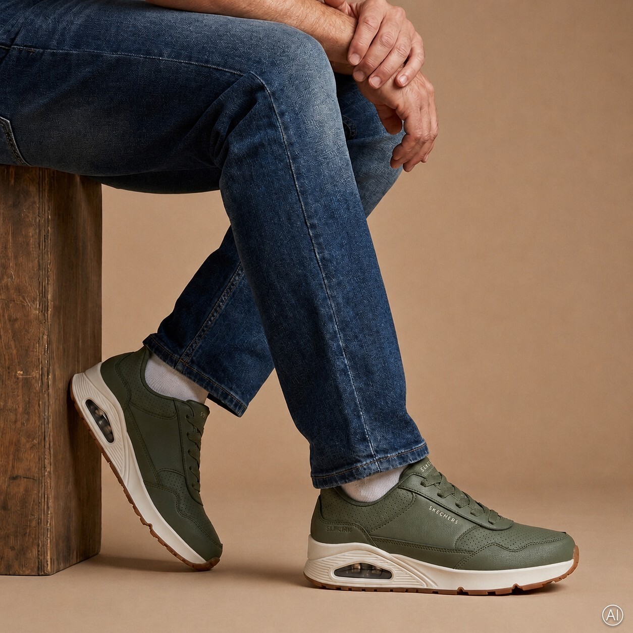 Skechers Skechers Slip-ins Uno groen