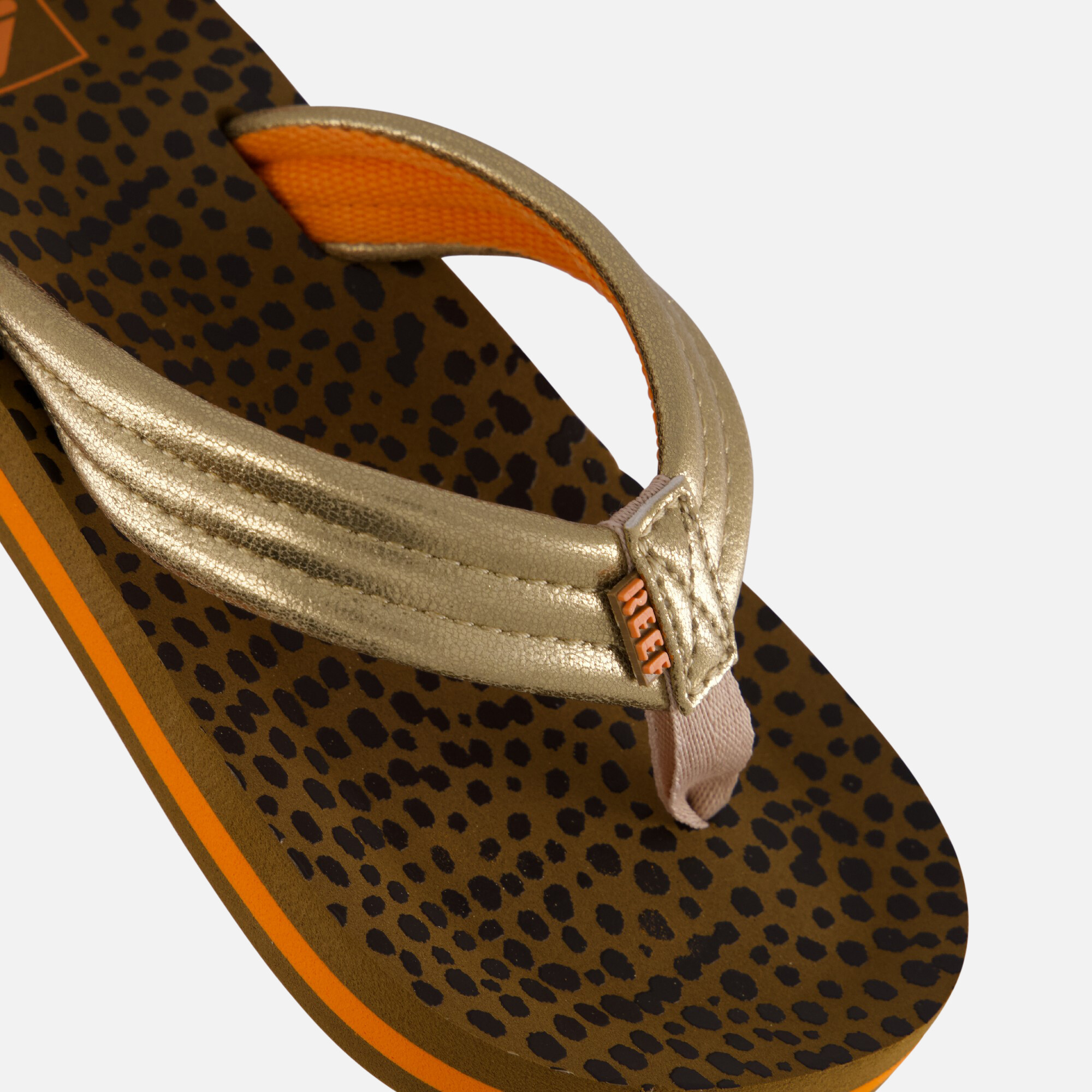 Reef Ahi Wild Slippers bruin Synthetisch afbeelding 3