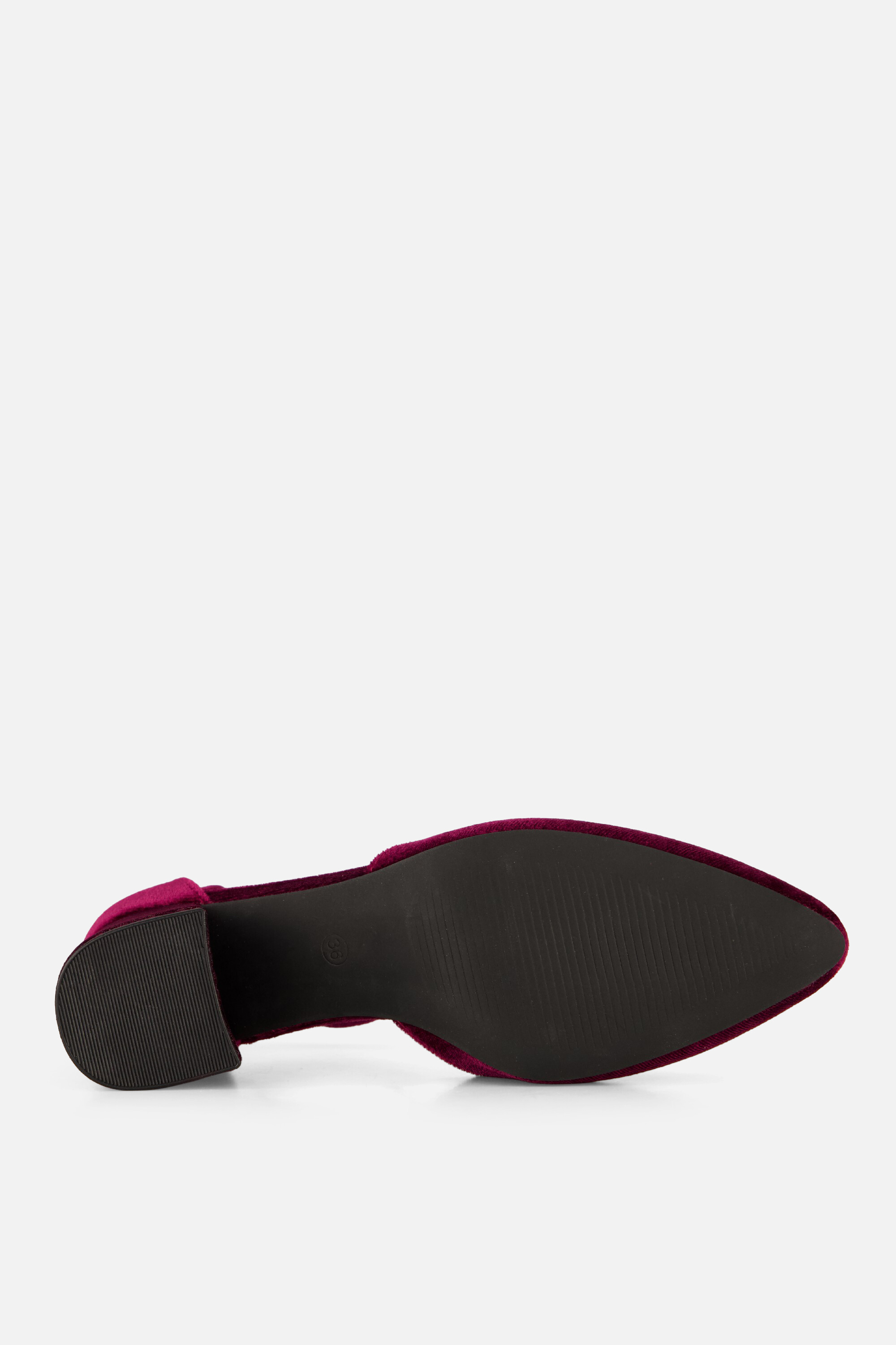 POSH by Poelman Pumps bordeauxrood Textiel afbeelding 3