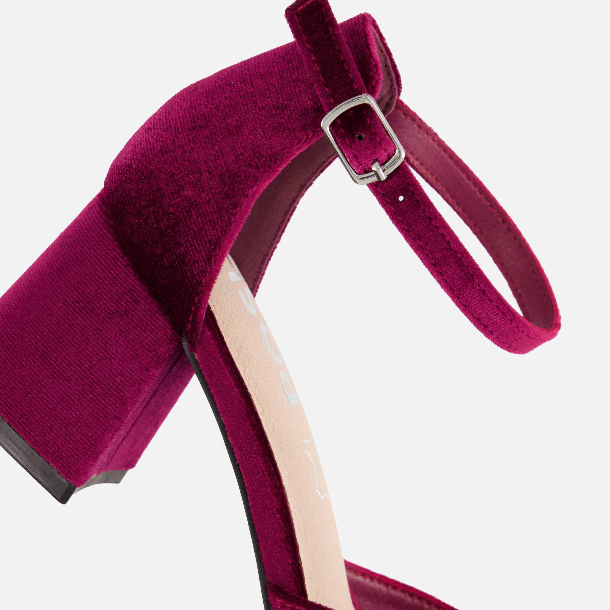 POSH by Poelman Pumps bordeauxrood Textiel afbeelding 4