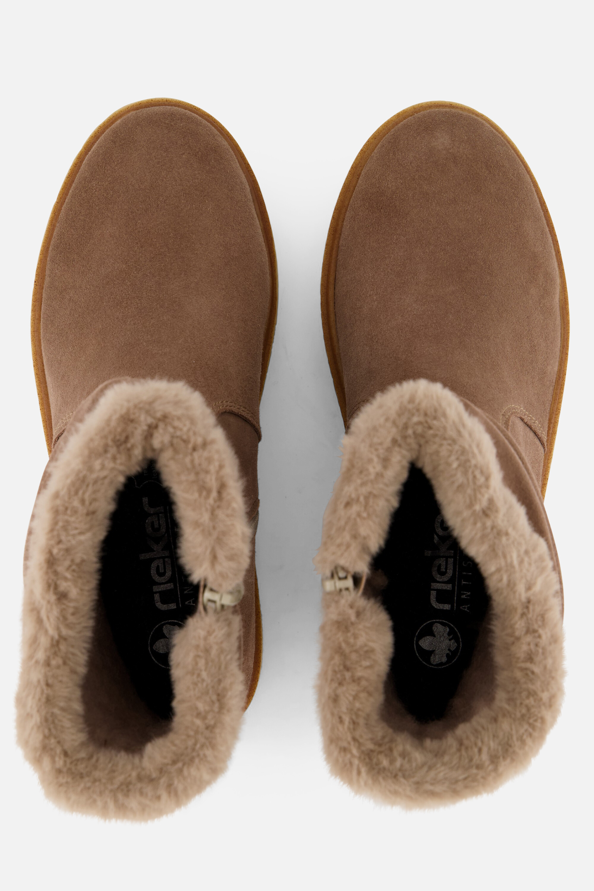 Rieker Enkellaarsjes beige Suede afbeelding 2
