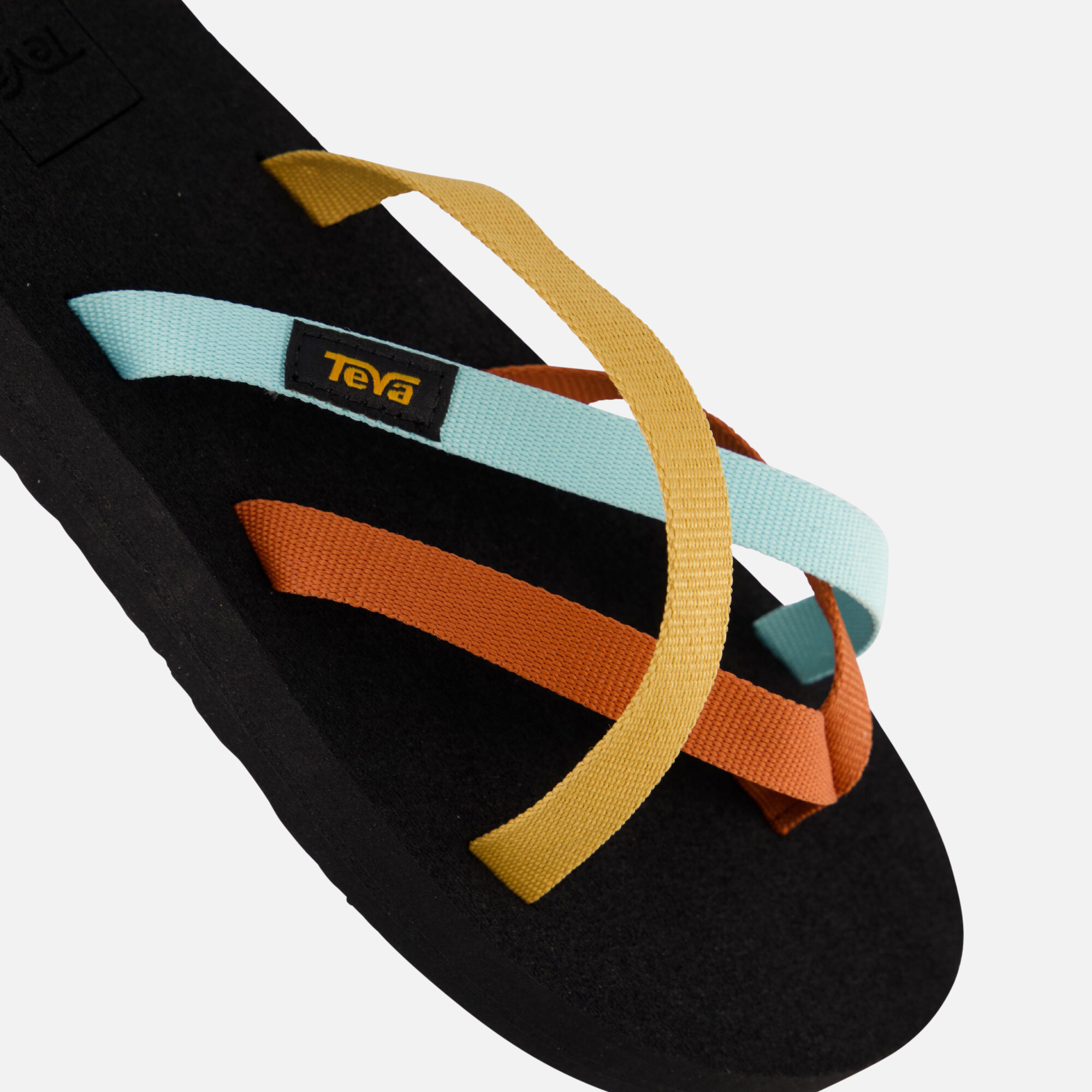 Teva Olowahu Slippers oranje Textiel afbeelding 3