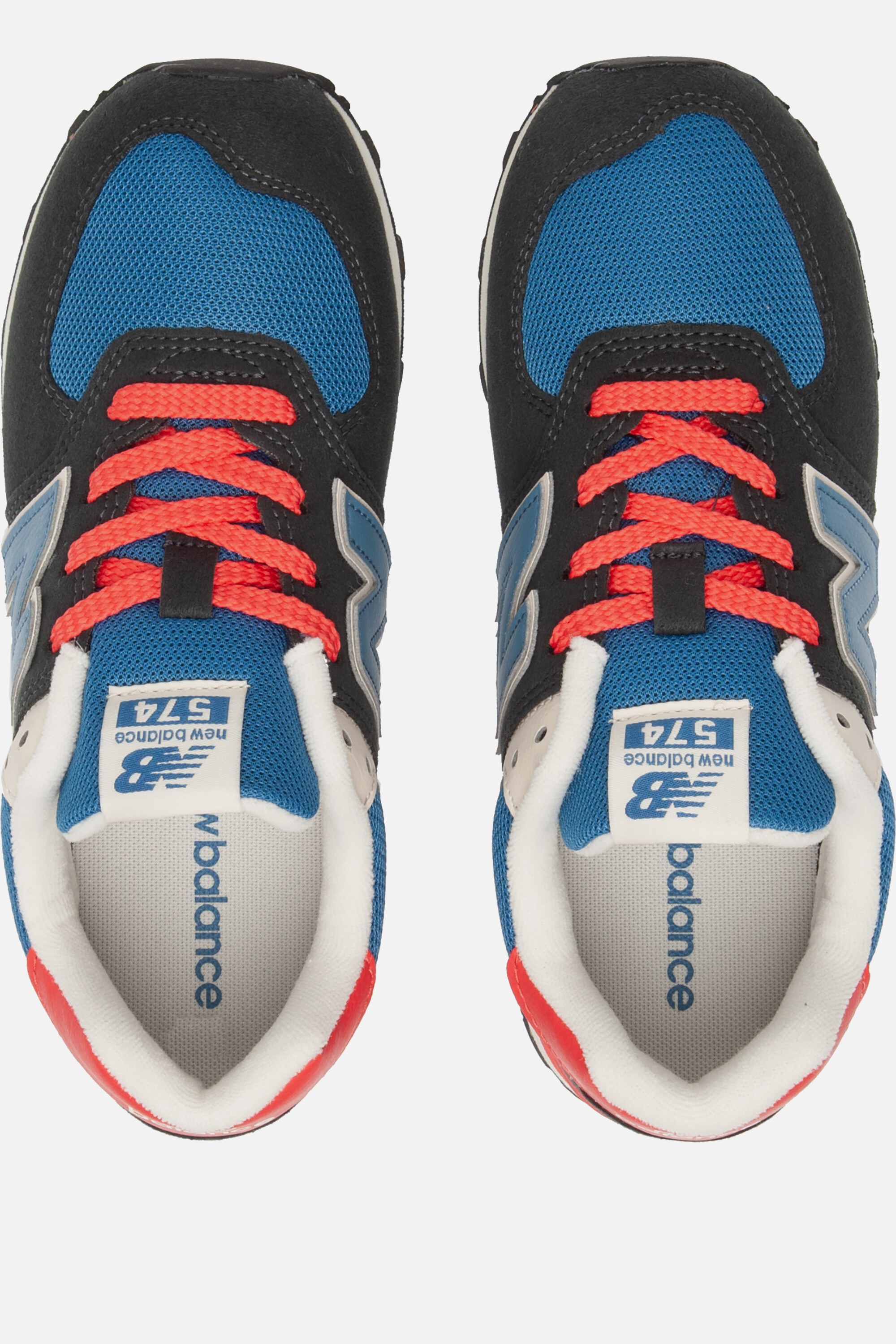 New Balance 574 Sneakers blauw Textiel afbeelding 2