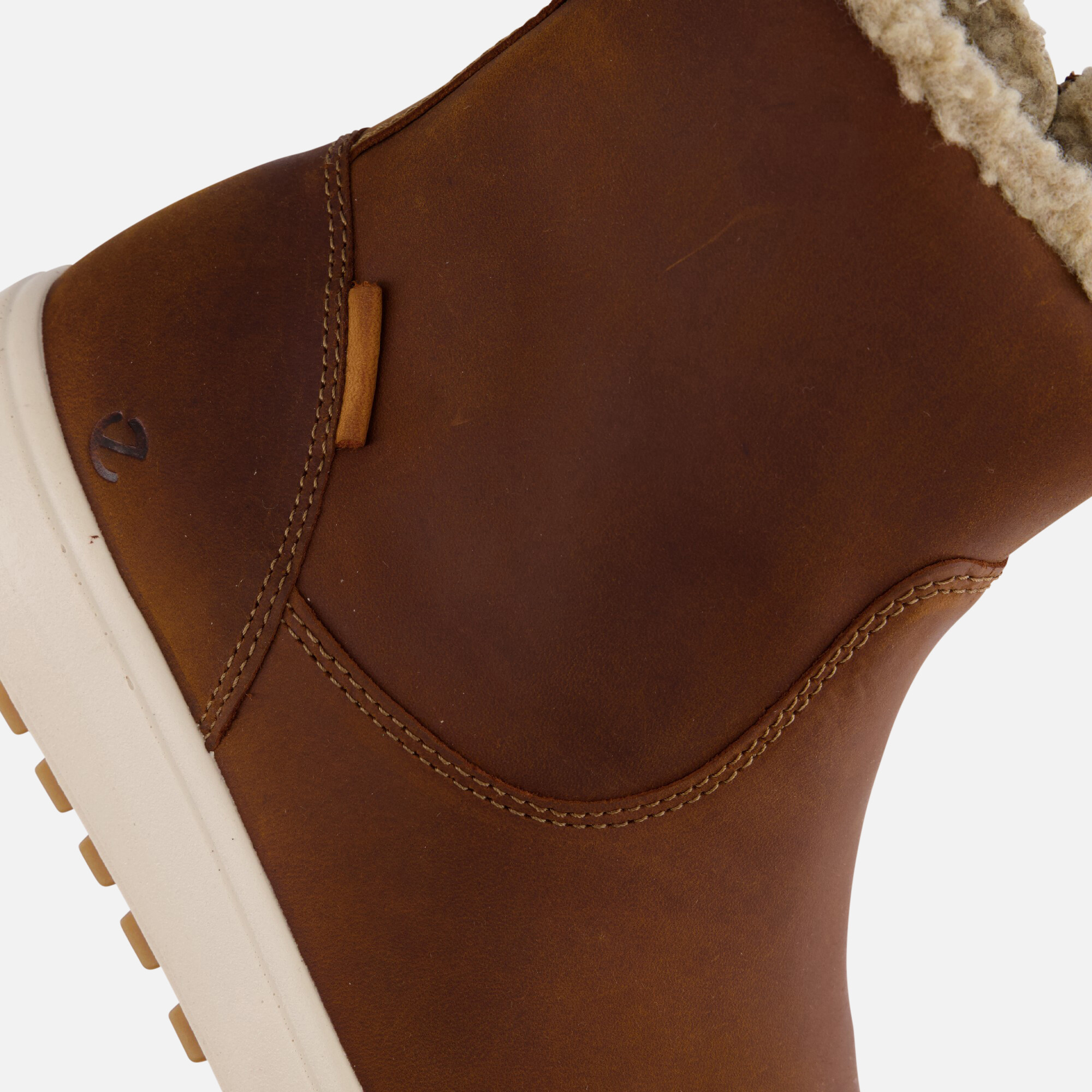 Ecco Soft 7 Tred W Enkellaarsjes cognac Nubuck afbeelding 4