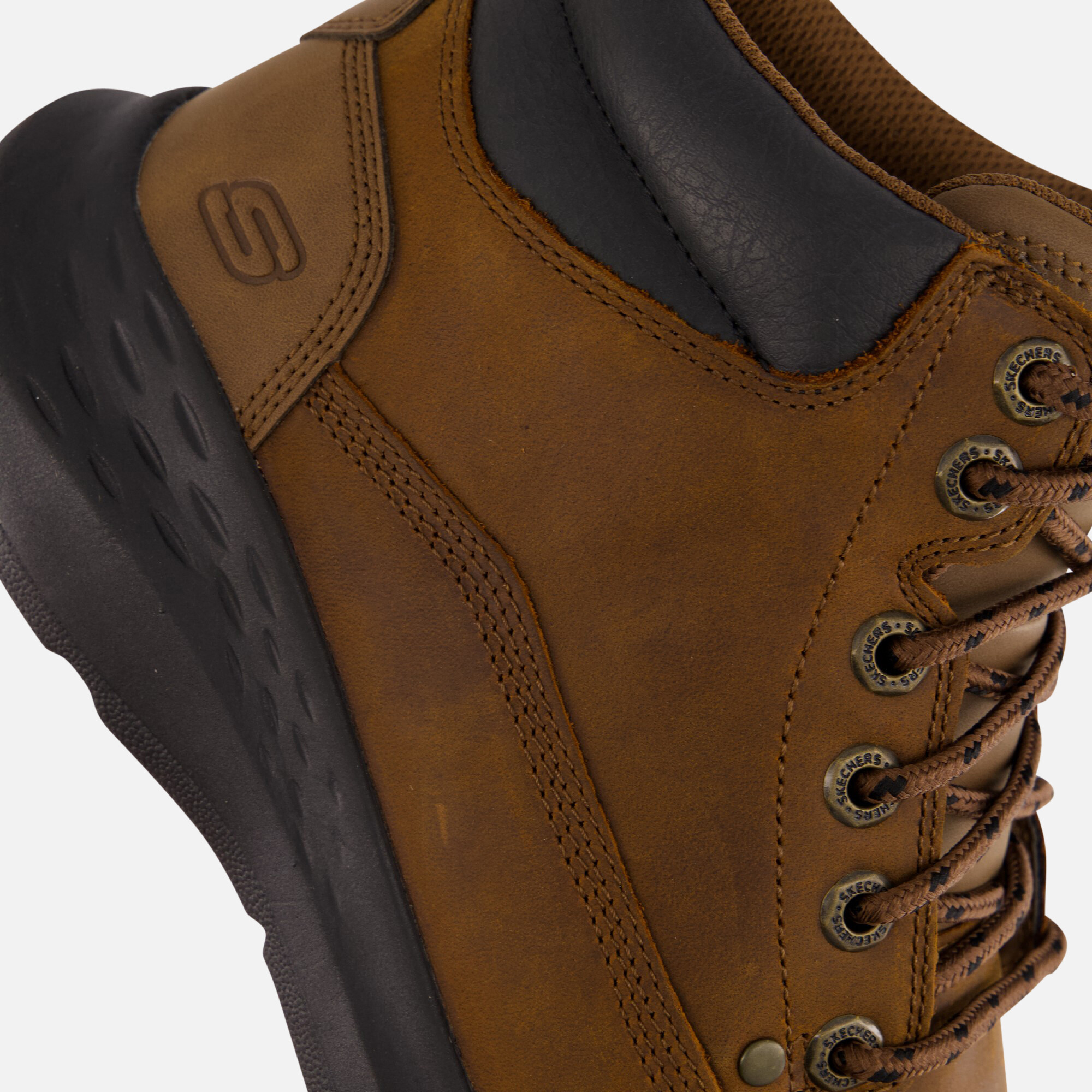 Skechers Parson-Ederic Veterschoenen bruin afbeelding 4
