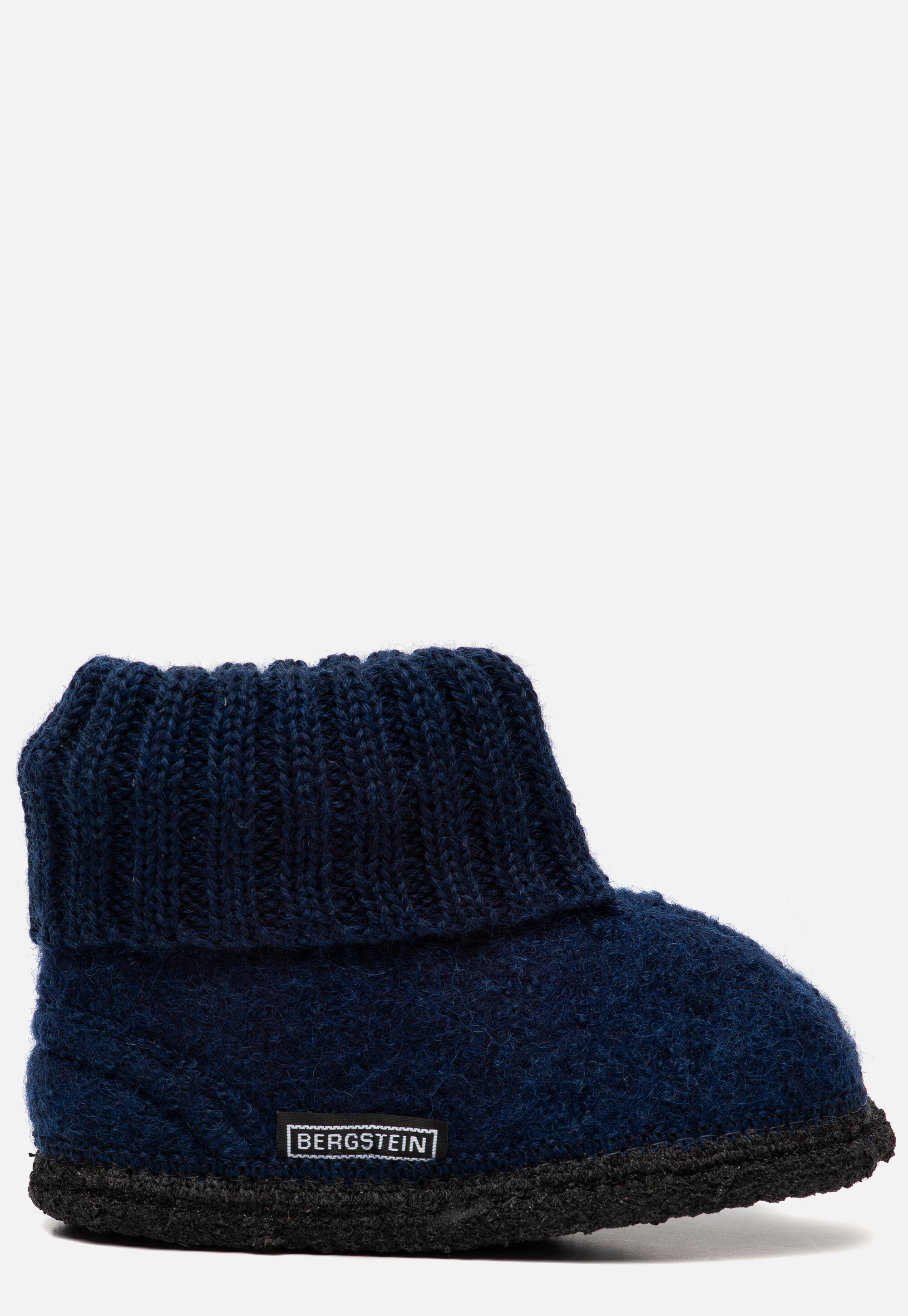 Bergstein Cozy slofjes blauw Schapenwol afbeelding 2