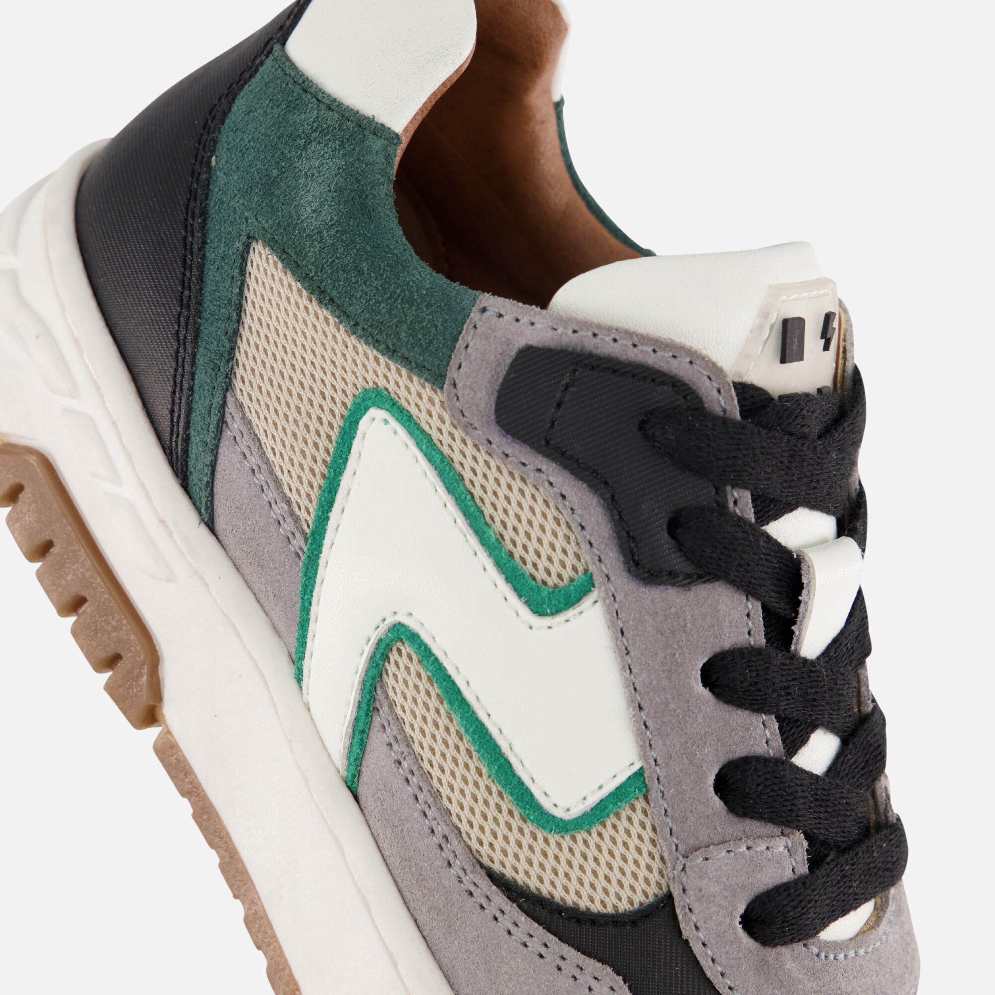 Muyters Sneakers grijs Leer afbeelding 4