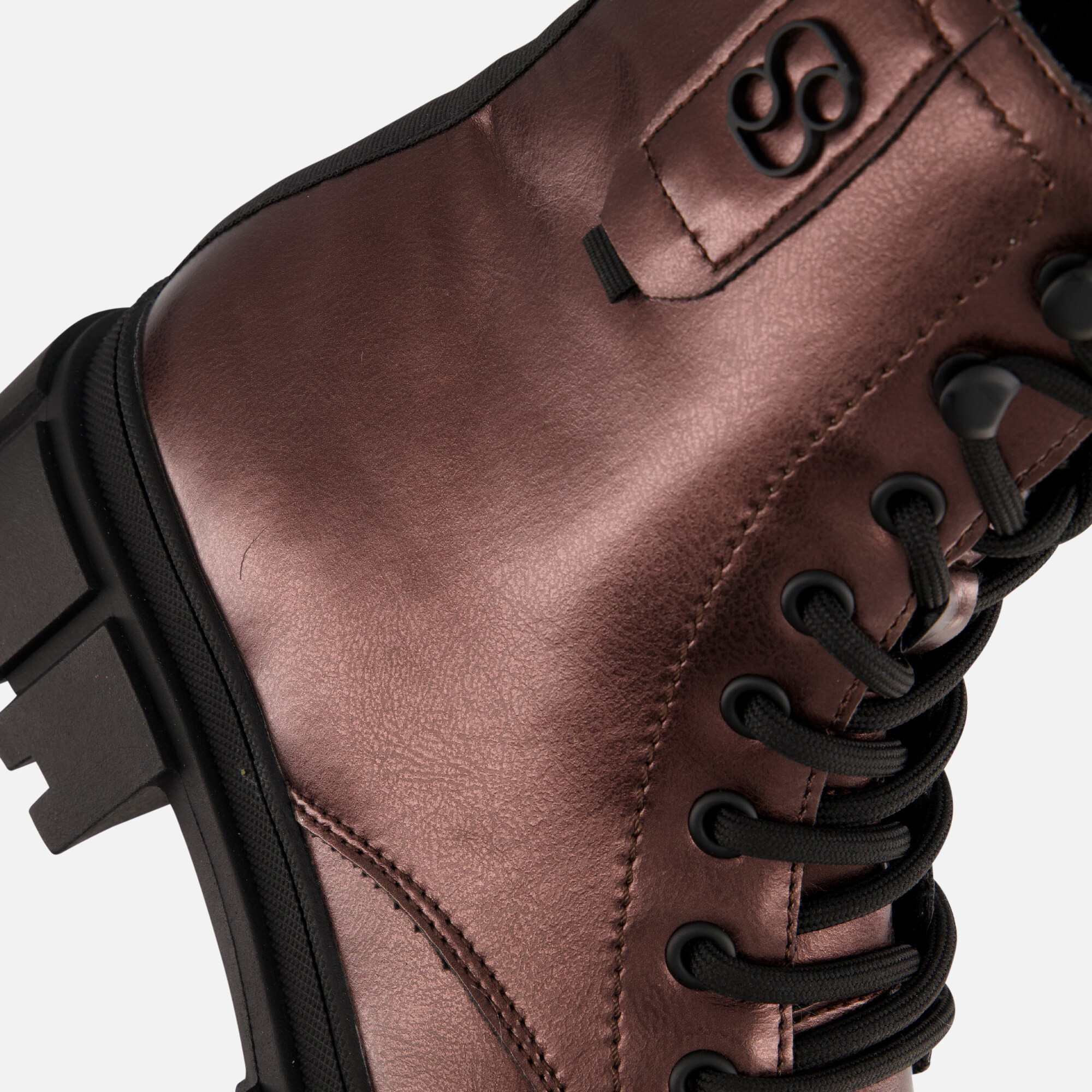 S.Oliver Vegan veterboots bruin Synthetisch afbeelding 4