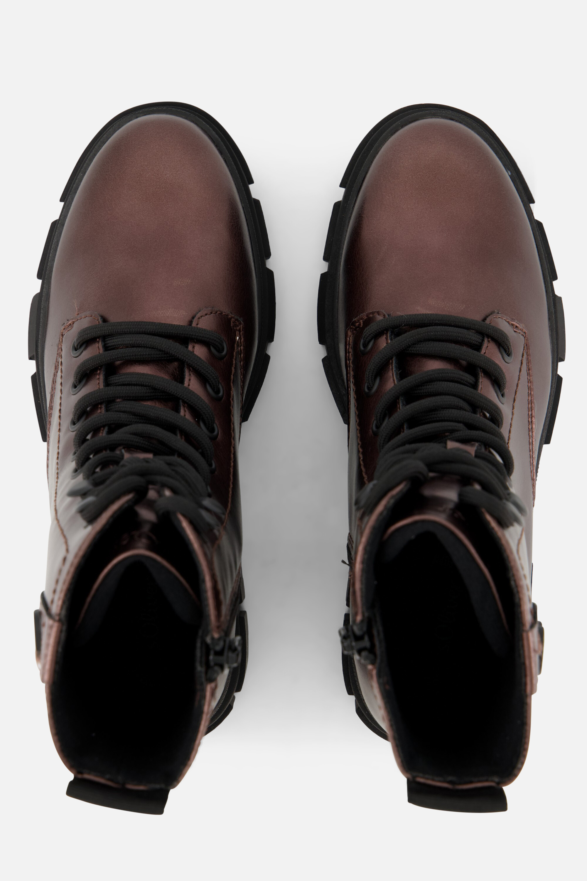 S.Oliver Vegan veterboots bruin Synthetisch afbeelding 2