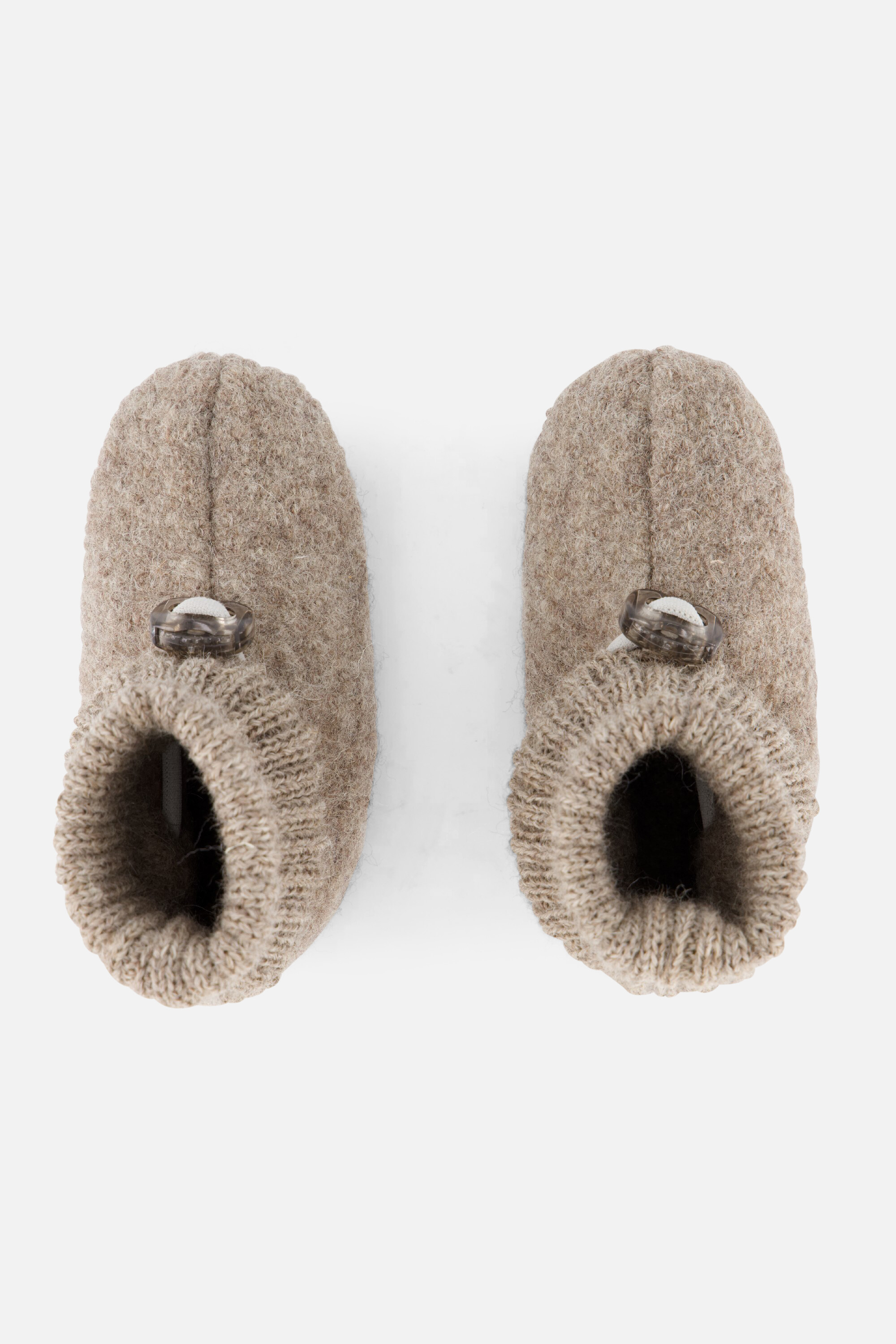 Bergstein cozy baby slofjes beige afbeelding 2
