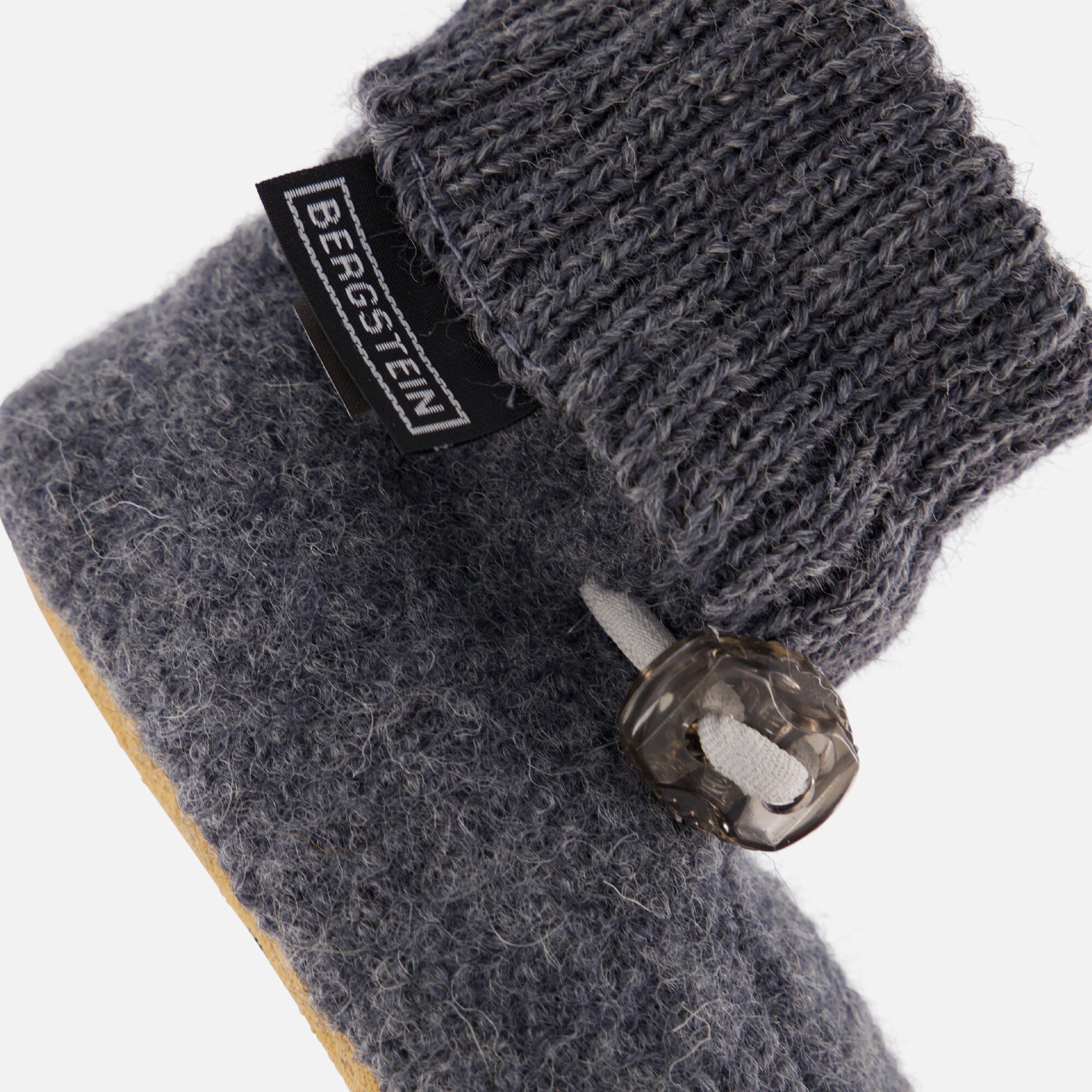 Bergstein cozy baby slofjes grijs afbeelding 4