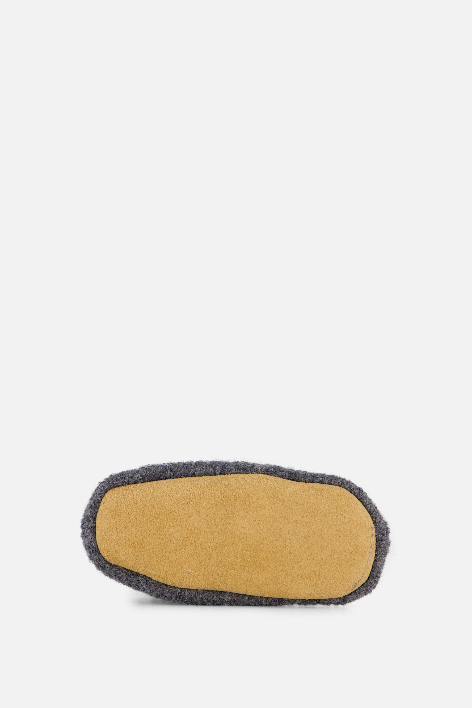 Bergstein cozy baby slofjes grijs afbeelding 3