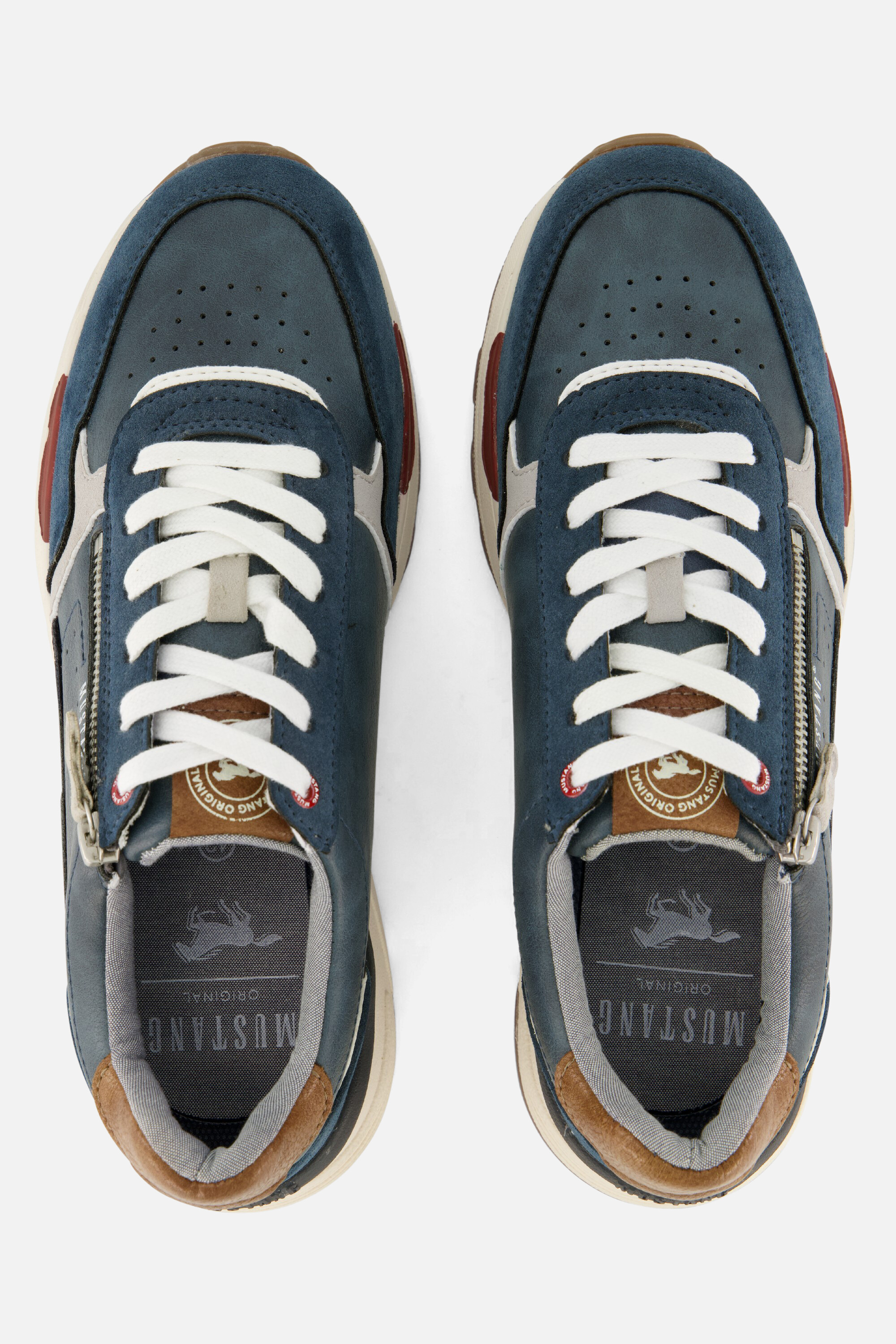 Mustang Sneakers blauw Synthetisch afbeelding 3