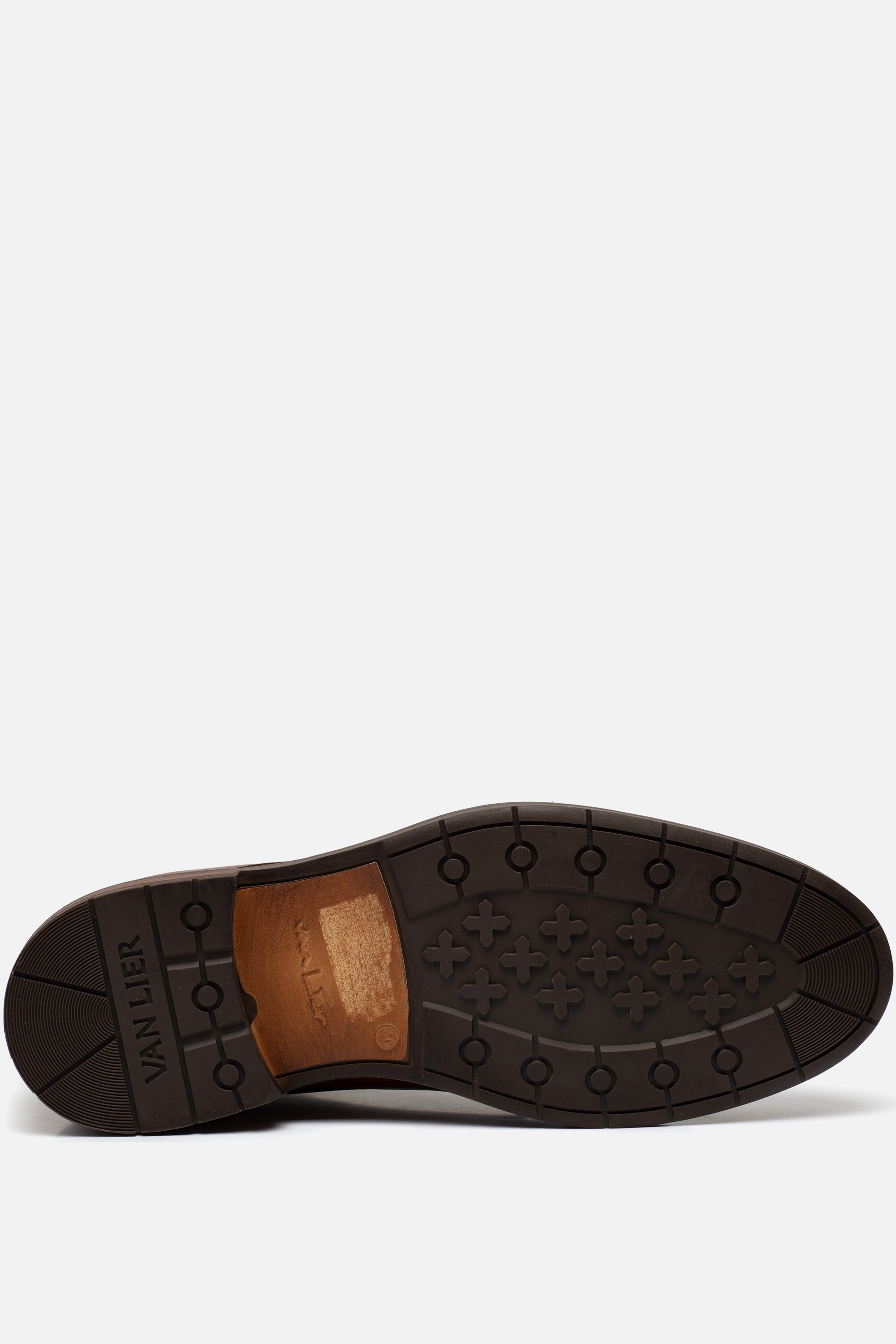 Van Lier Boston Veterschoenen cognac Leer afbeelding 3