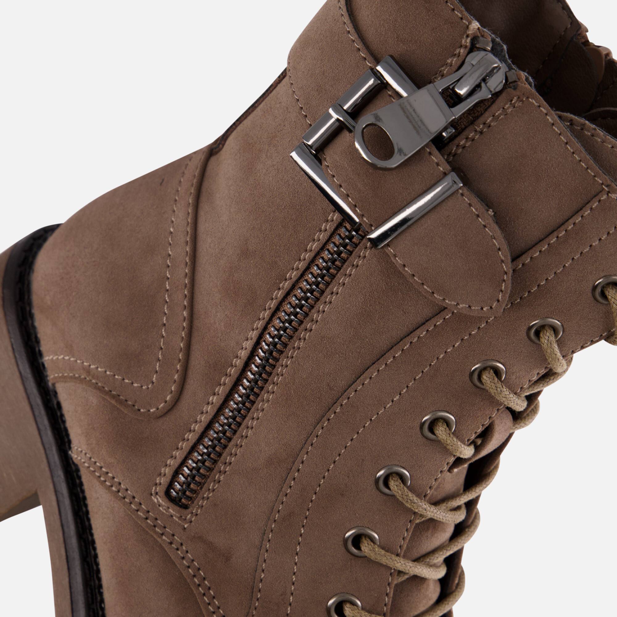 Supercracks Veterboots taupe Pu afbeelding 4