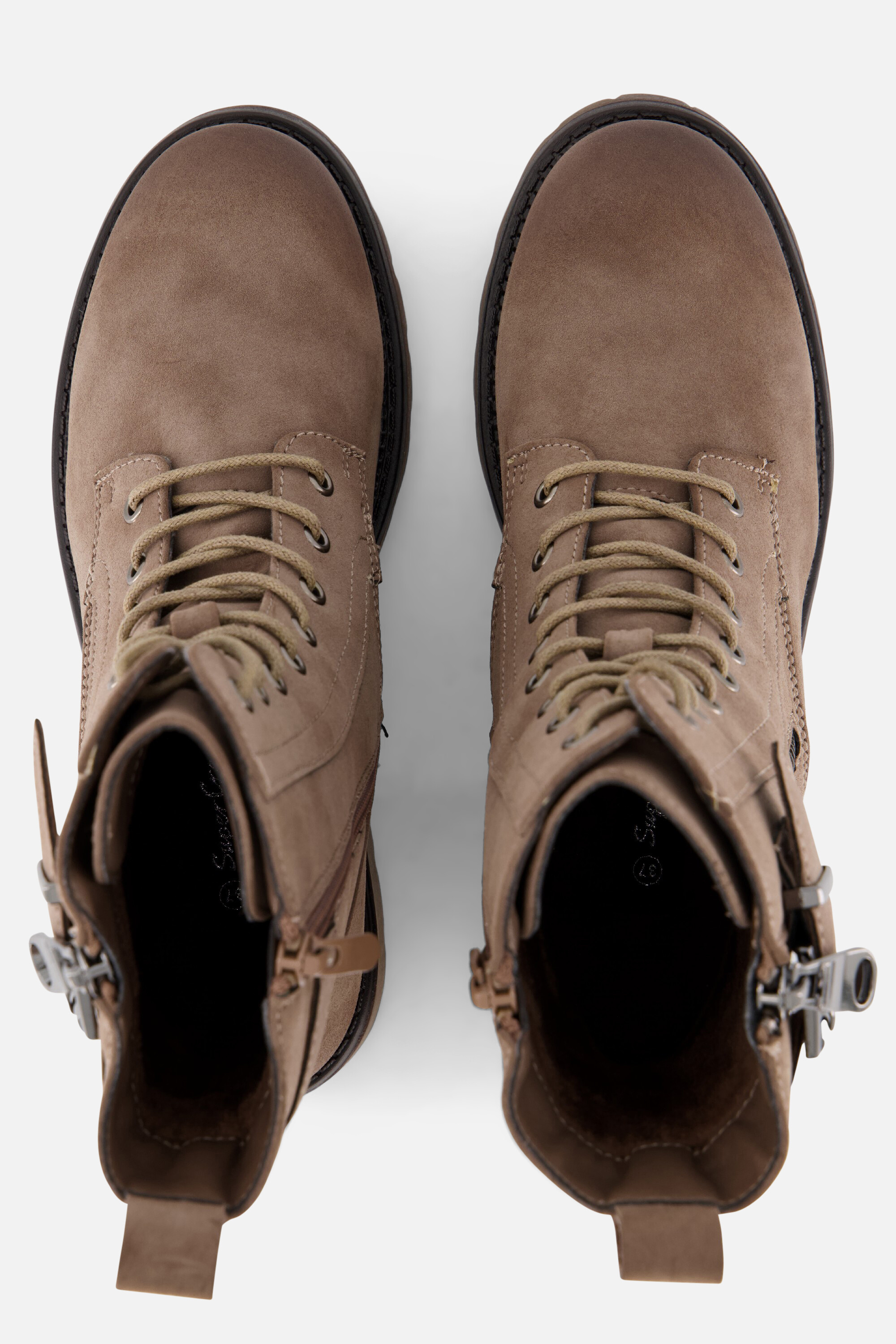 Supercracks Veterboots taupe Pu afbeelding 2