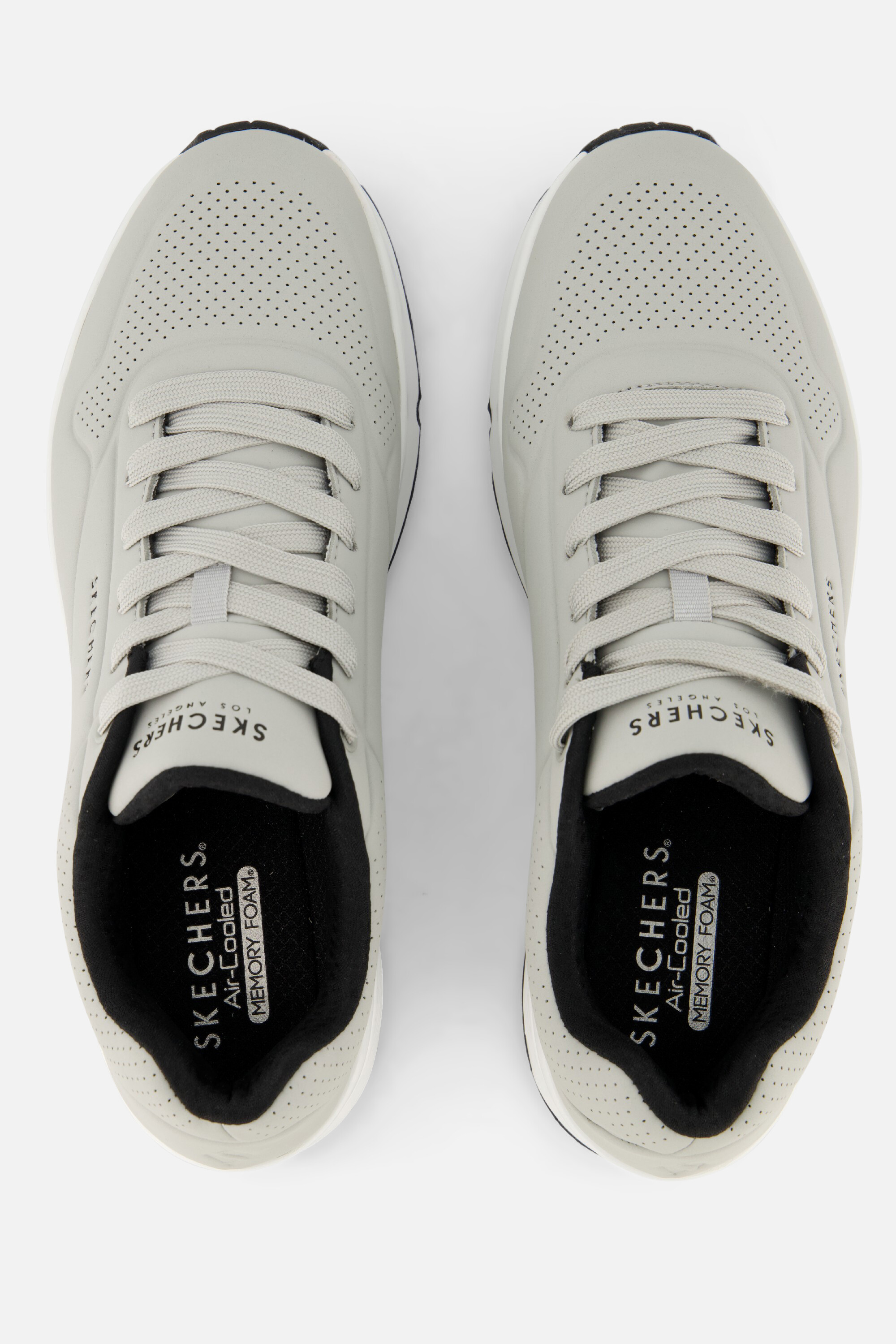 Skechers Uno Stand On Air Sneakers grijs Leer afbeelding 3