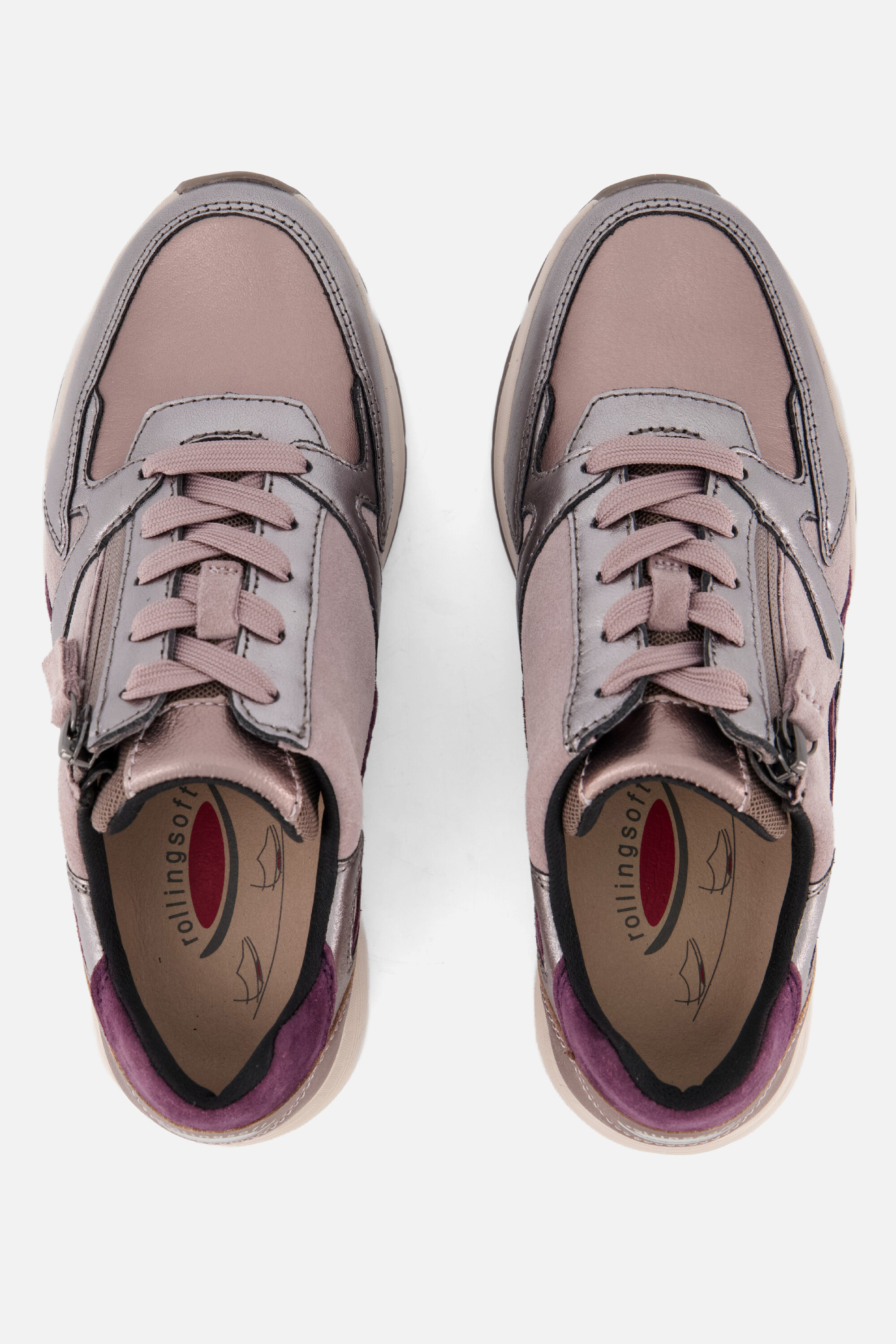 Gabor Rollingsoft Sneakers roze Leer afbeelding 2