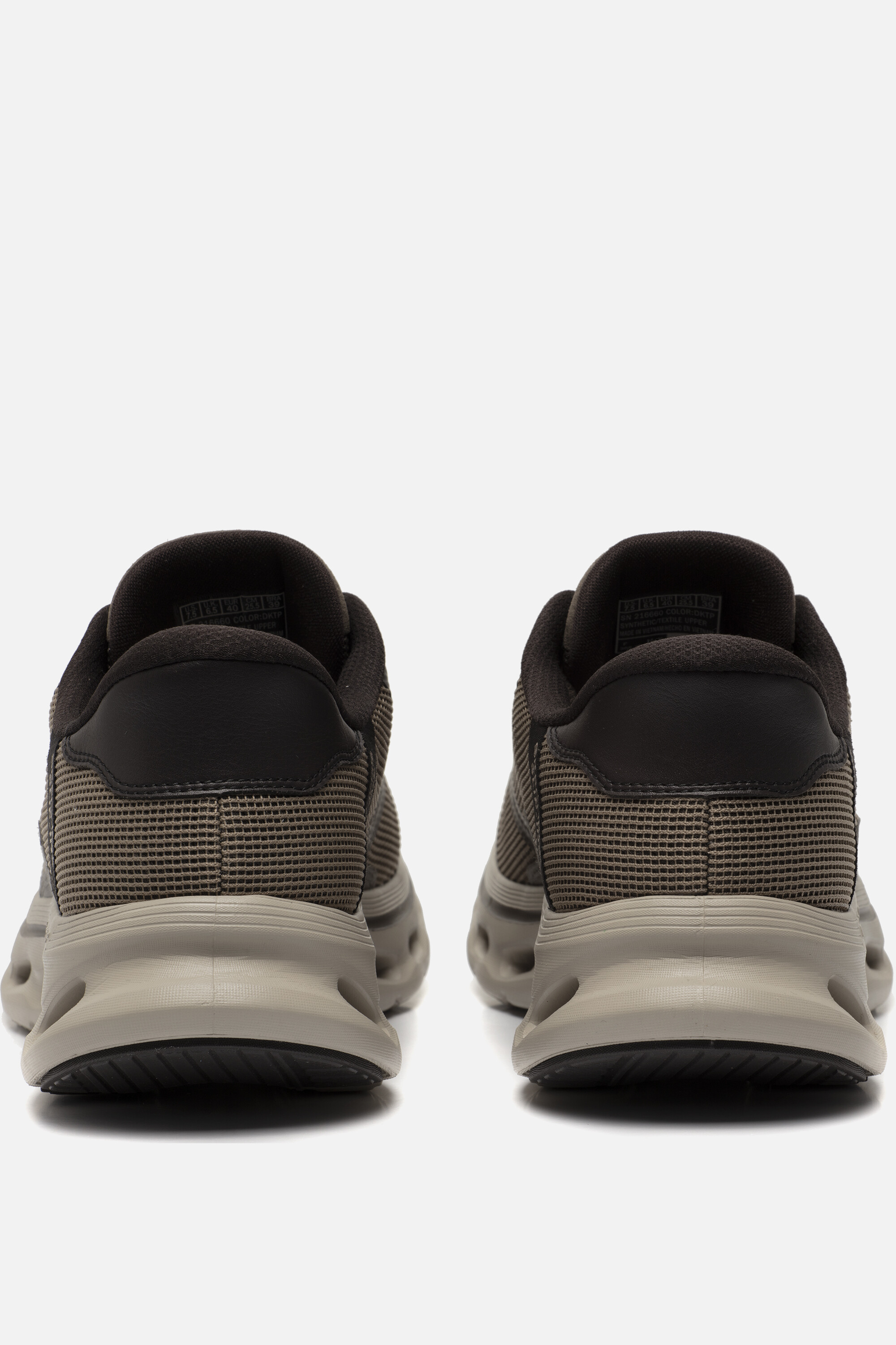 Skechers Go Walk Glide Step Slip-ins taupe Textiel afbeelding 2