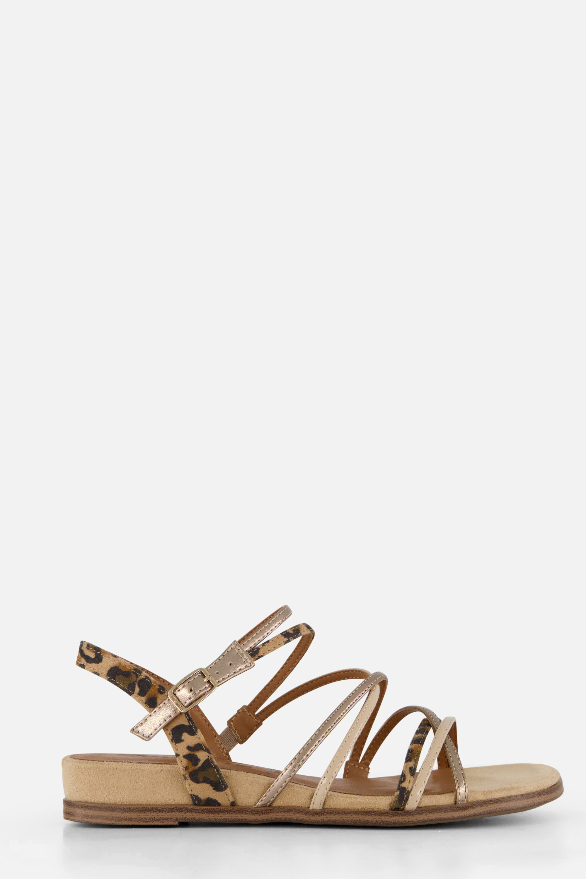 Tamaris Leopard Sandalen beige Textiel afbeelding 4