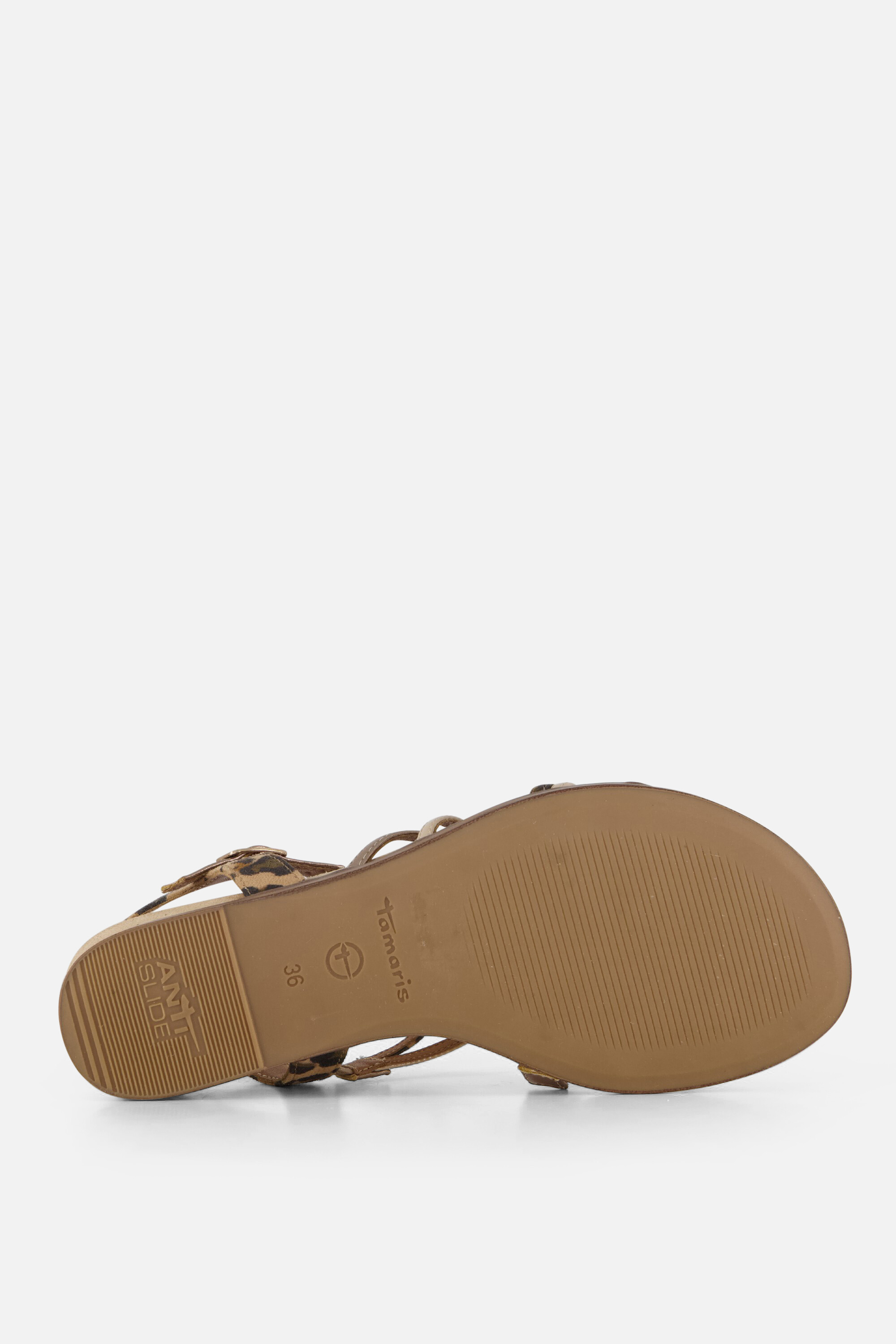 Tamaris Leopard Sandalen beige Textiel afbeelding 2