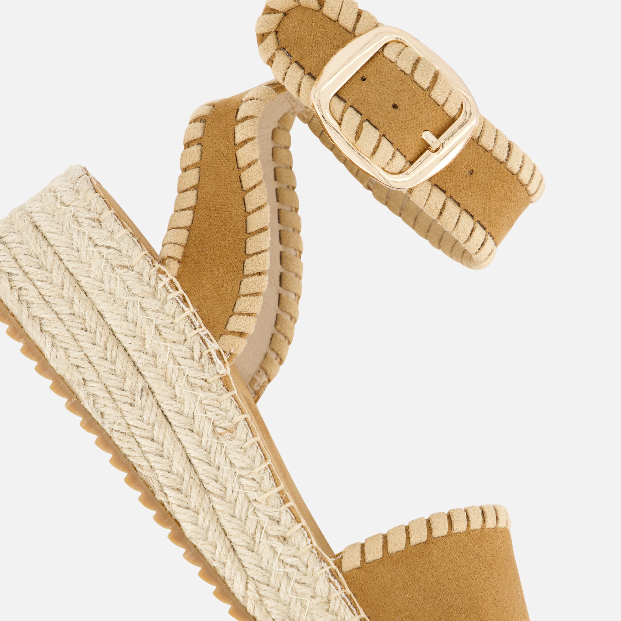 Cellini Espadrilles bruin Textiel afbeelding 3