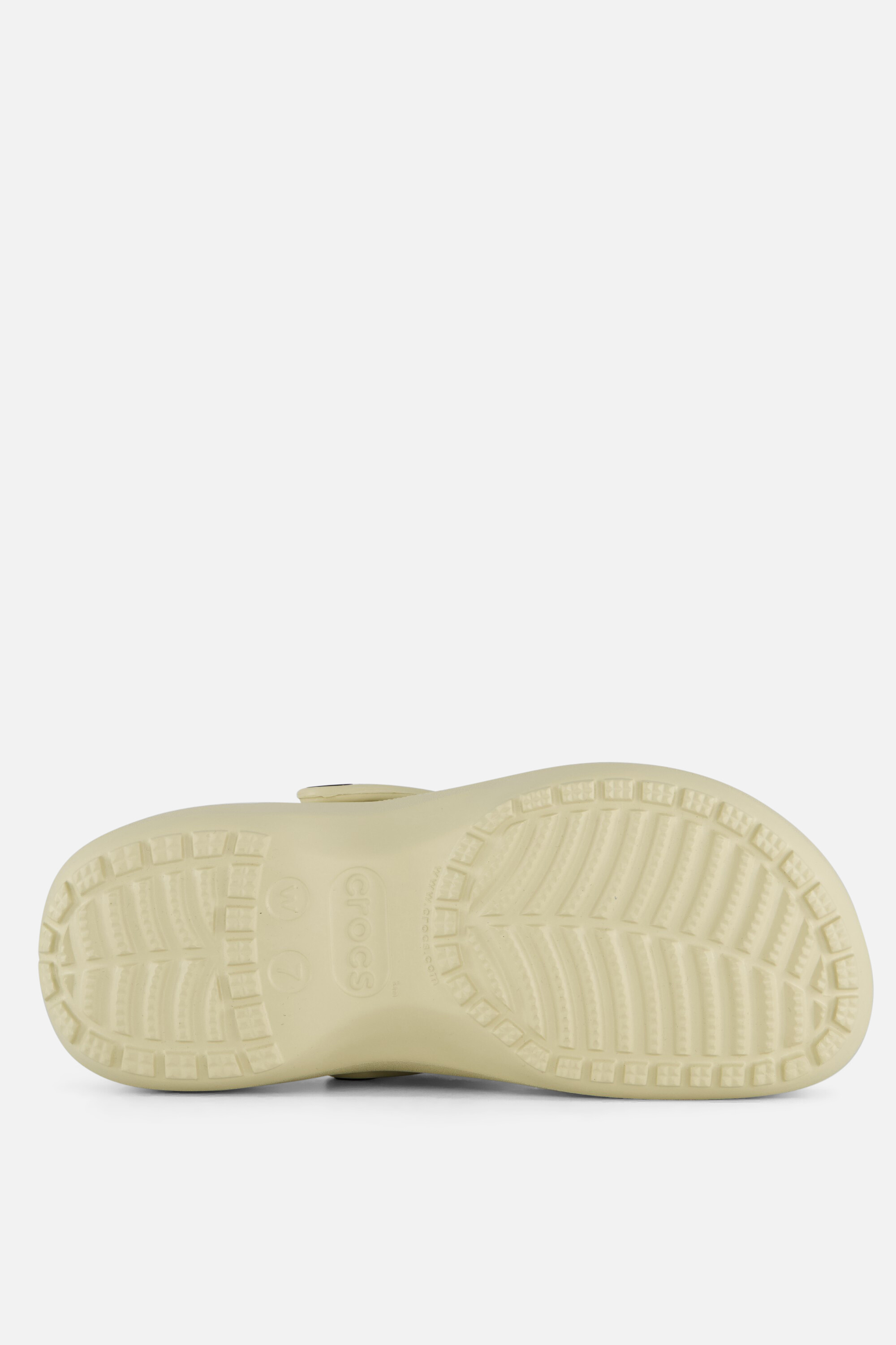 Crocs Classic Platform Clog W Slippers beige afbeelding 2