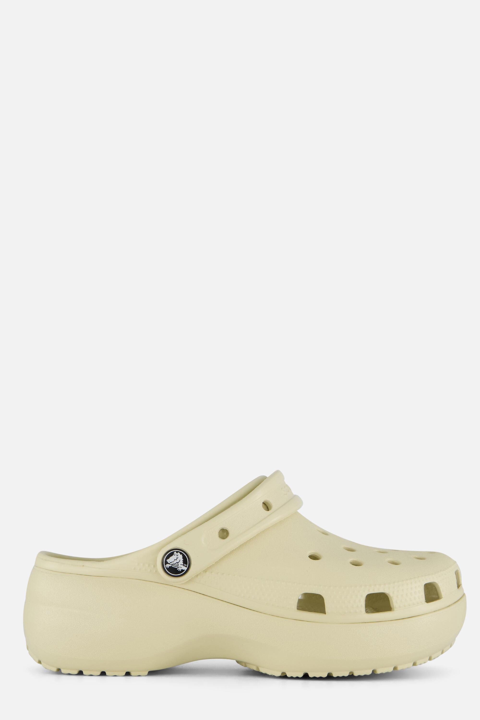 Crocs Classic Platform Clog W Slippers beige afbeelding 4