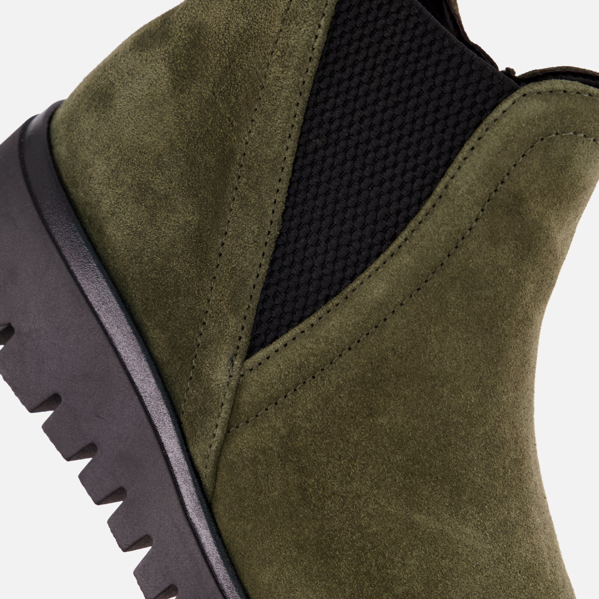 Gabor Chelsea boots groen Suede afbeelding 4