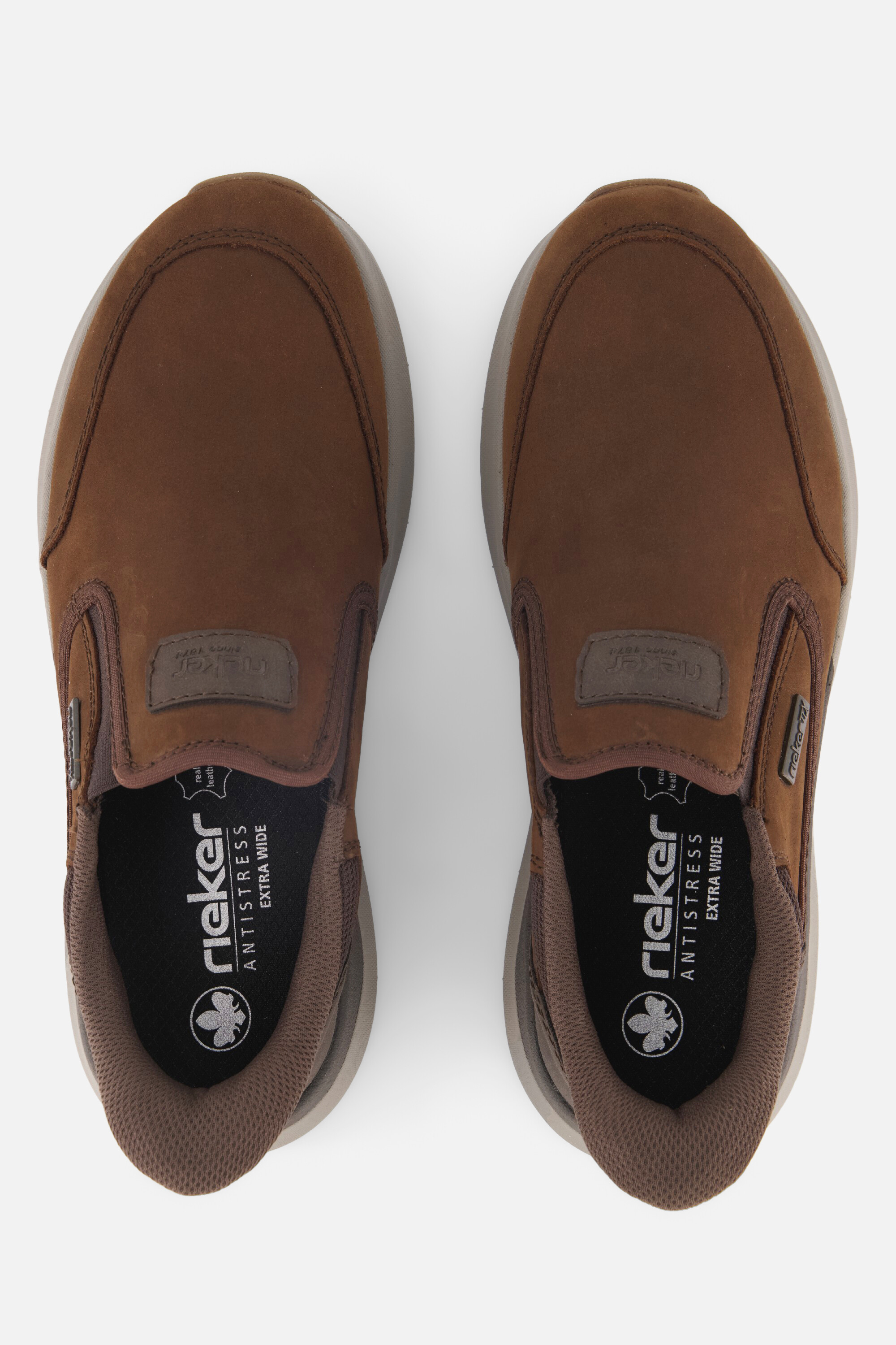 Rieker Tex Instappers cognac Synthetisch afbeelding 3
