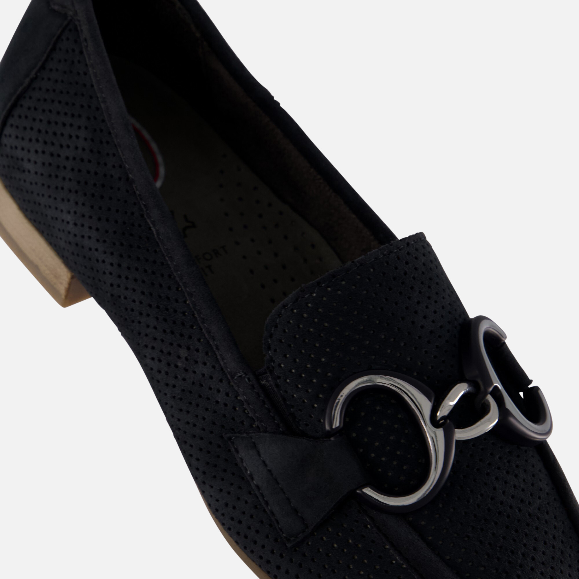 Tamaris Comfort Instappers blauw Leer afbeelding 4
