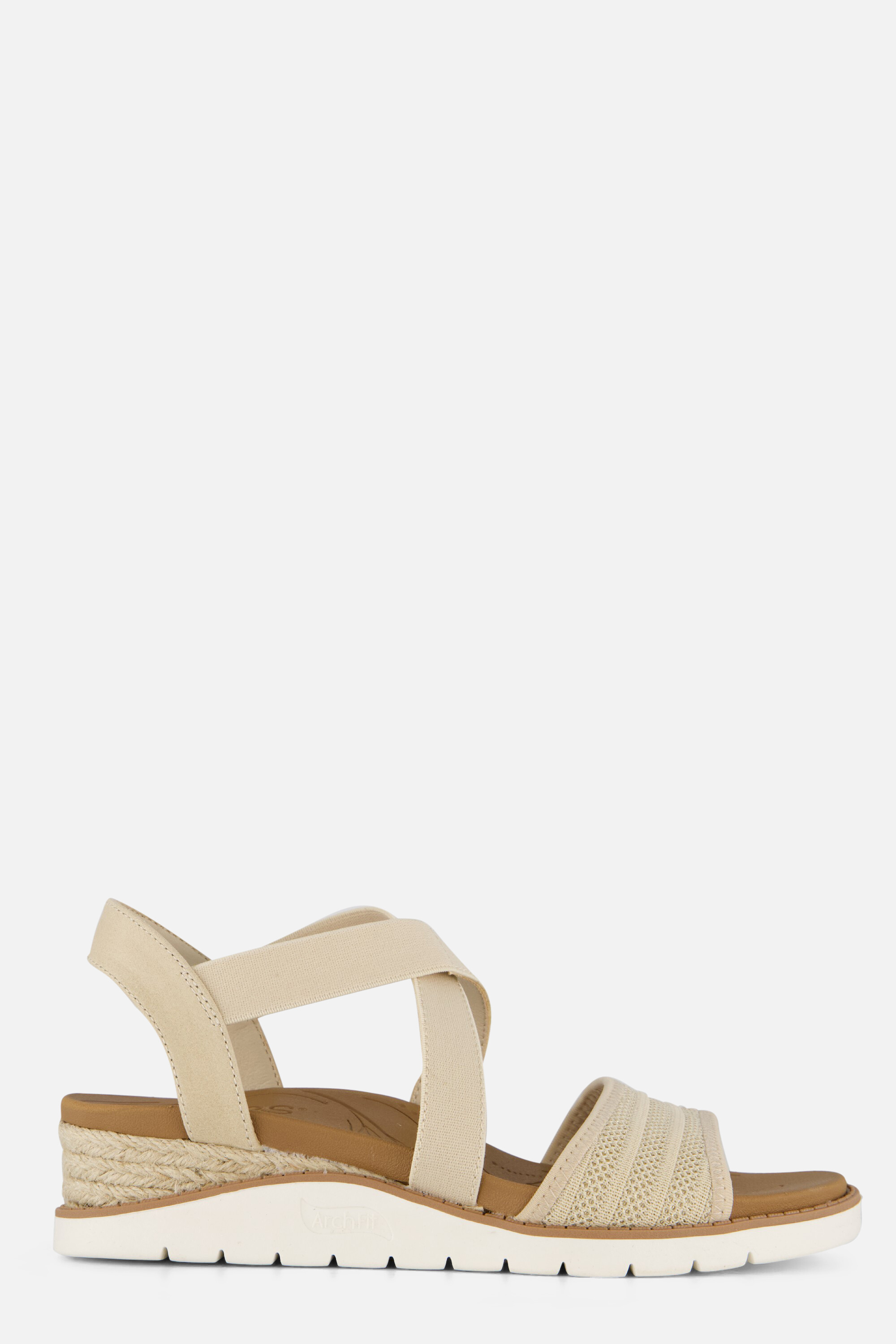Skechers Bobs Arch Fit Beach Kiss Sandalen beige afbeelding 4