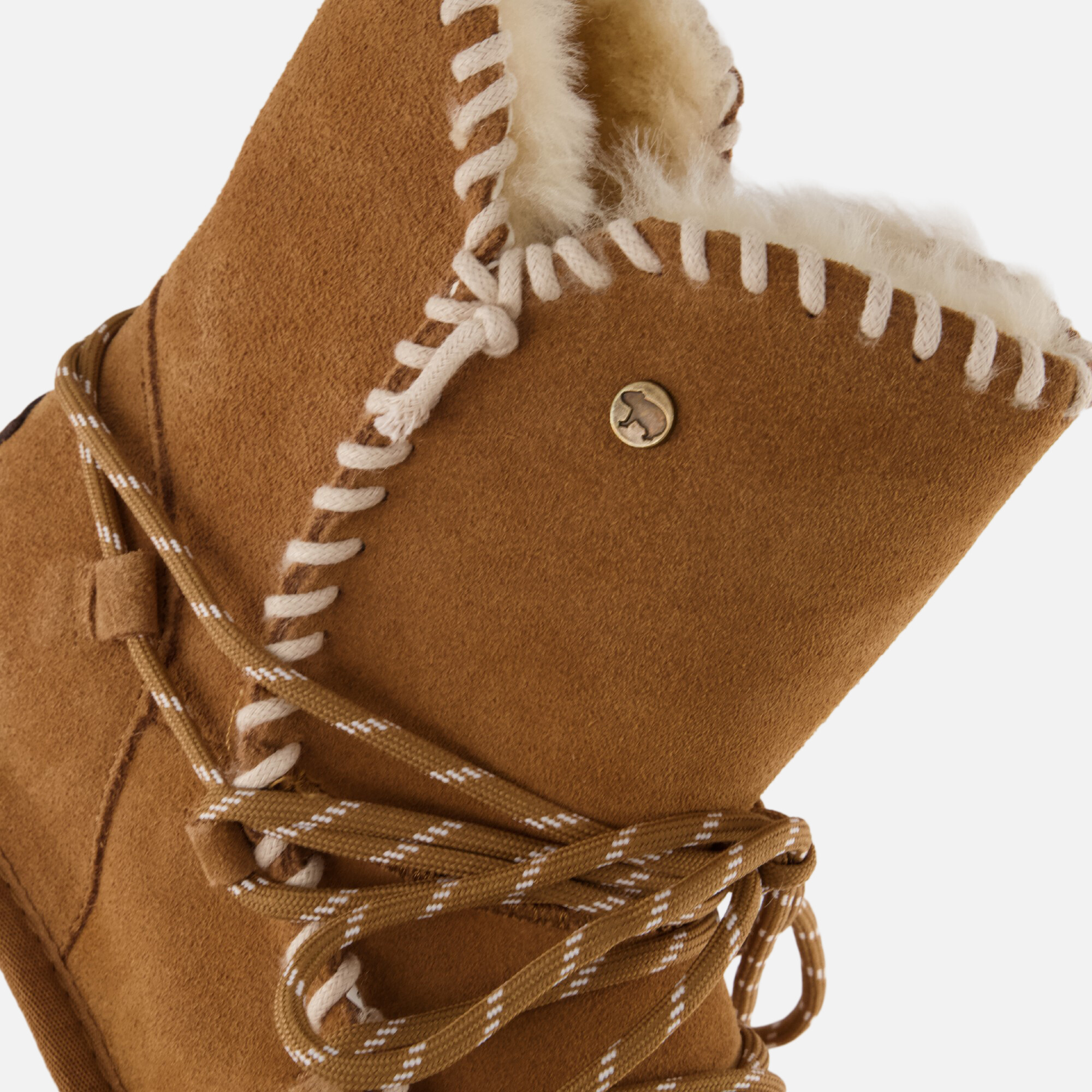 Warmbat Flurry New Winterboots cognac Suede afbeelding 4