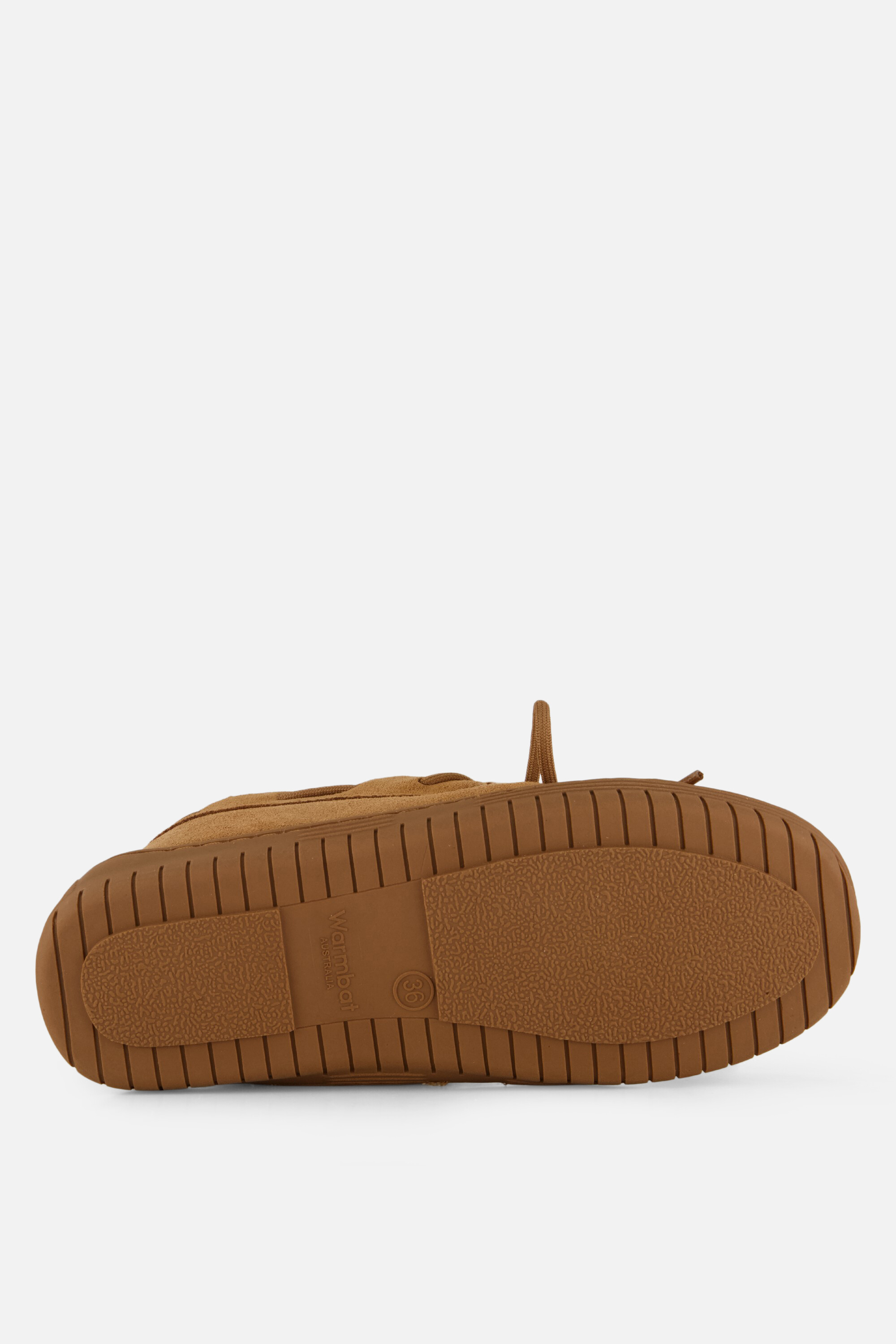Warmbat Bunya Pantoffels cognac Suede afbeelding 3