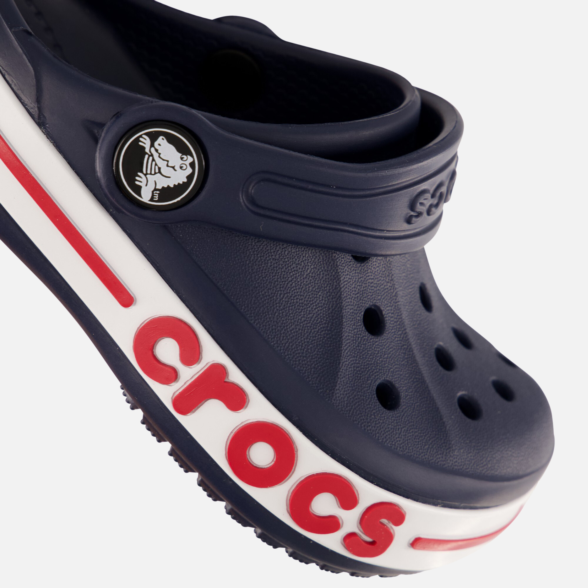 Crocs Bayaband Clogs Slippers blauw Rubber afbeelding 3