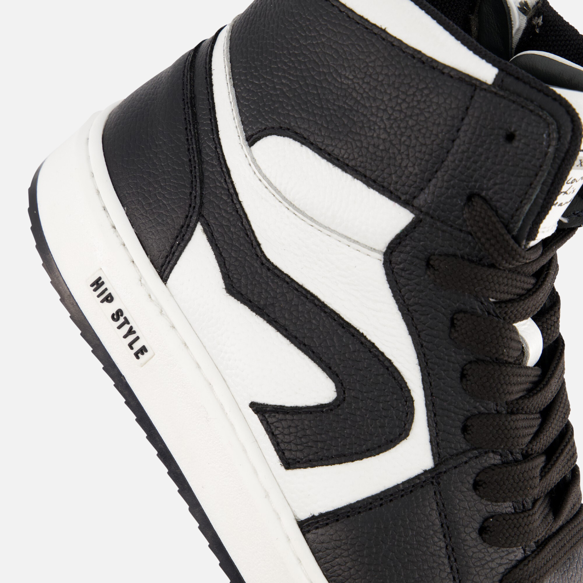 HIP Sneakers zwart Leer afbeelding 4