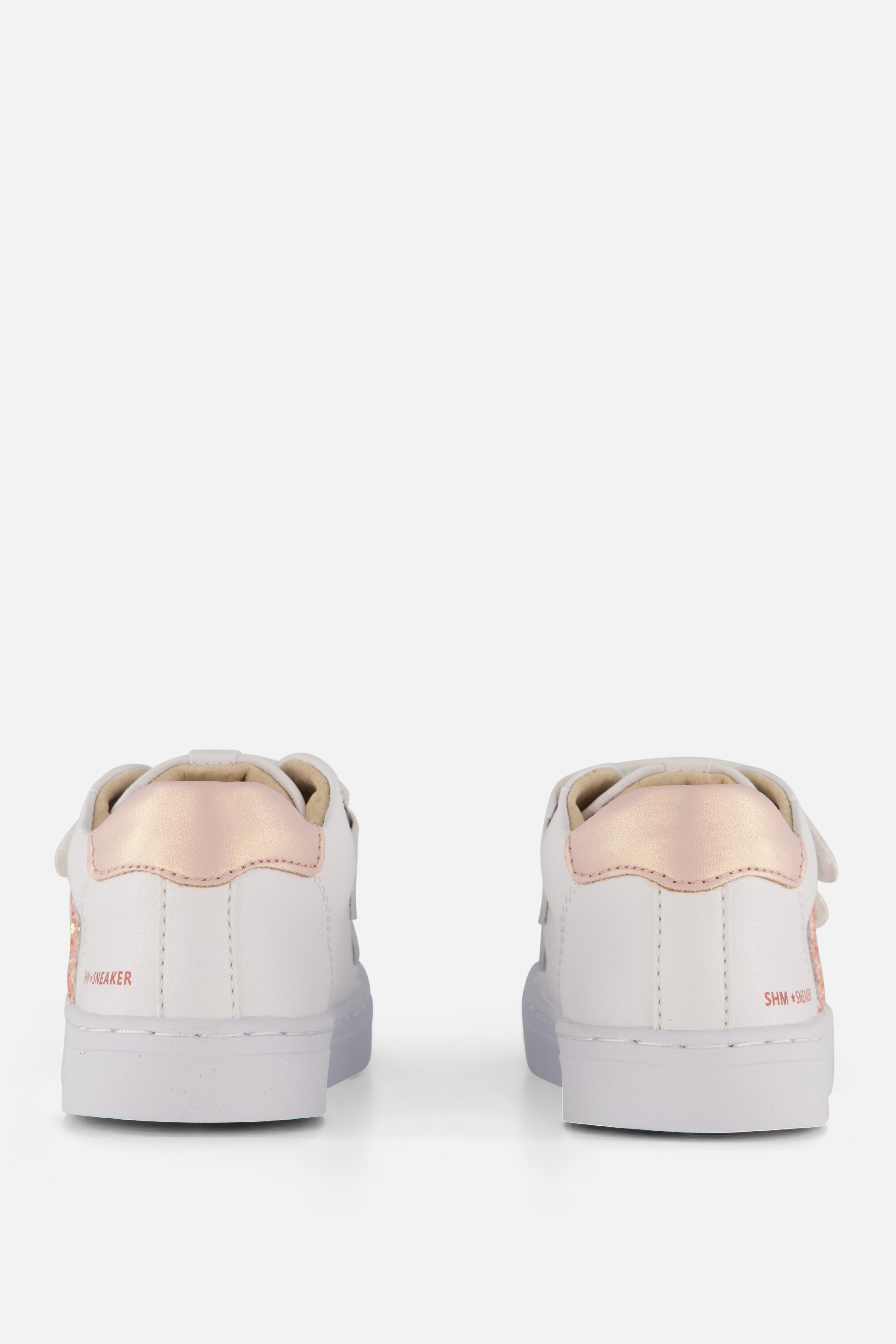 Shoesme Glitter Sneakers wit Leer afbeelding 2