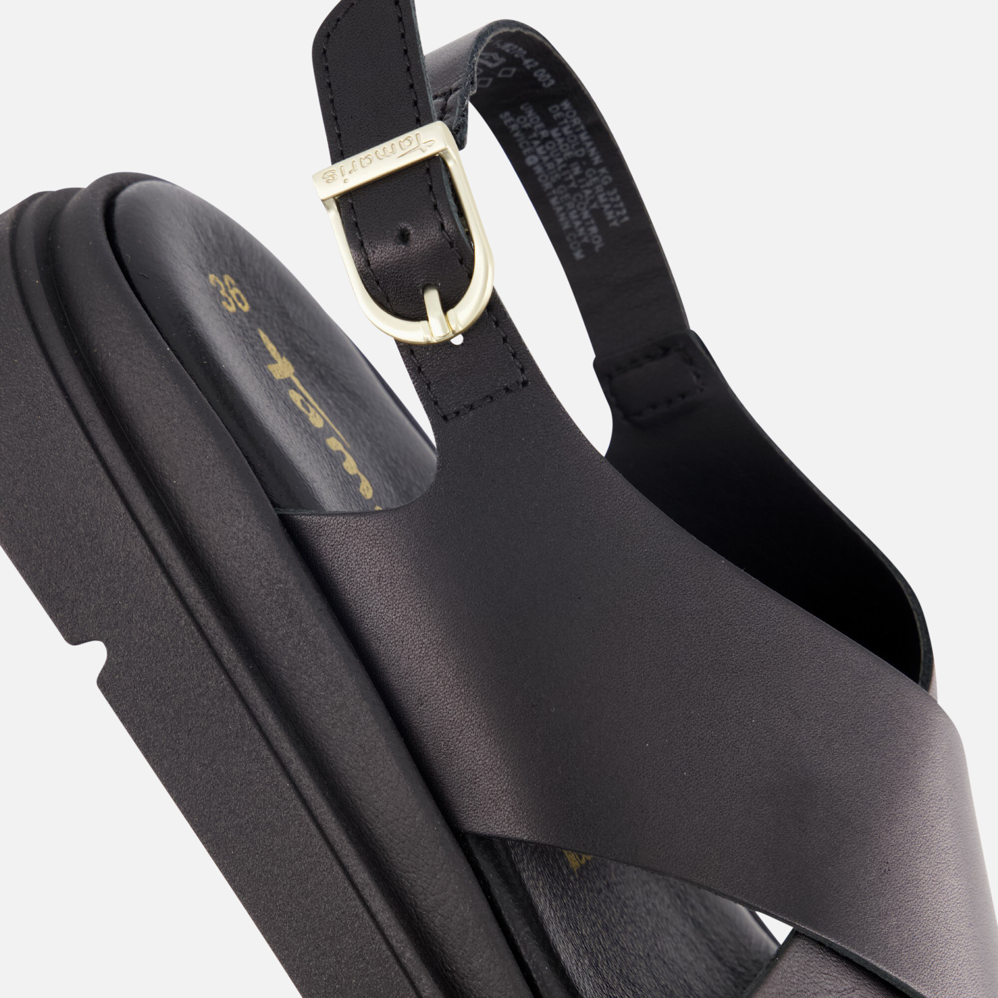 Tamaris Sandalen zwart Leer afbeelding 3