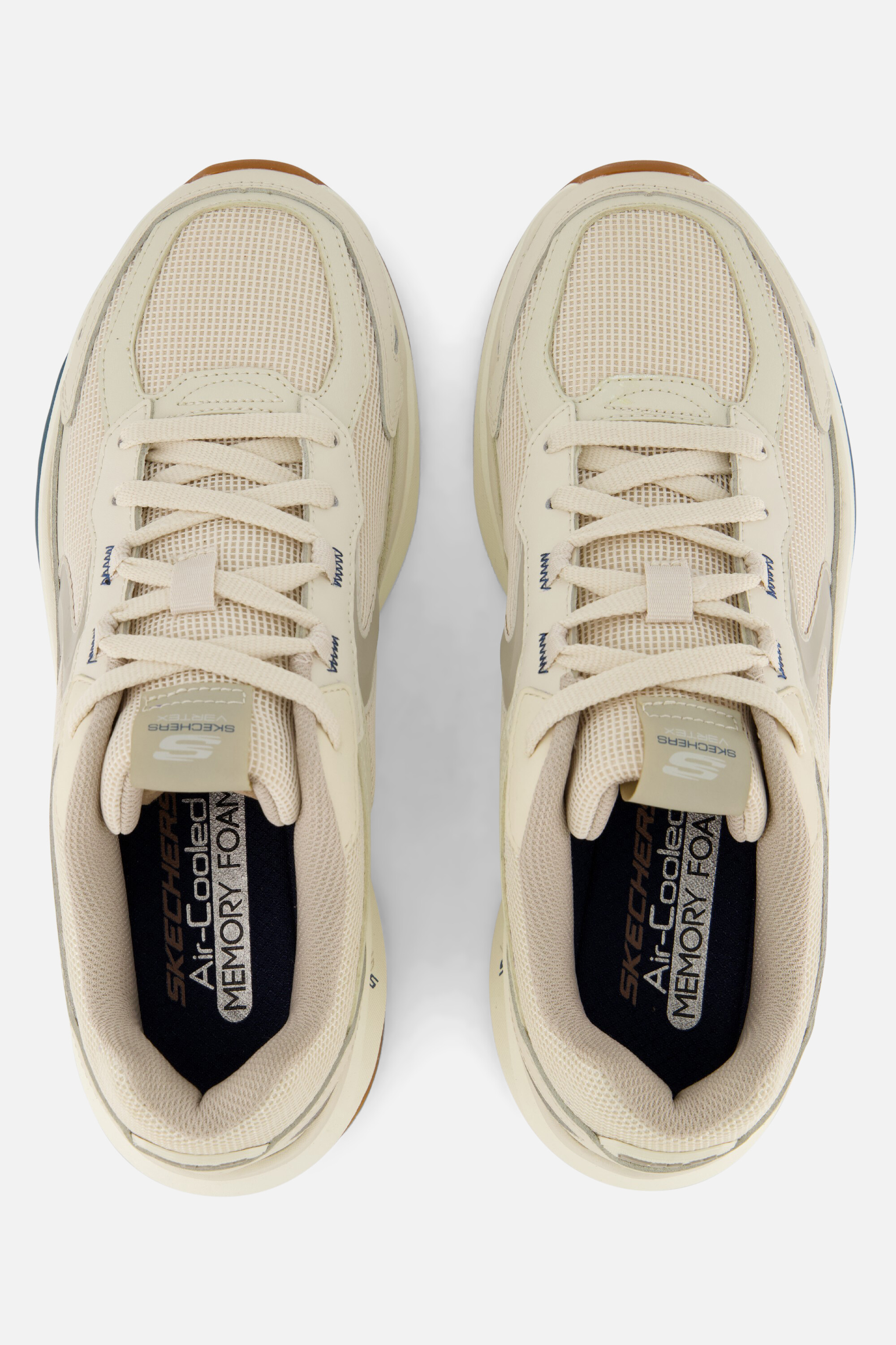 Skechers Vertex Arke Sneakers wit Textiel afbeelding 2
