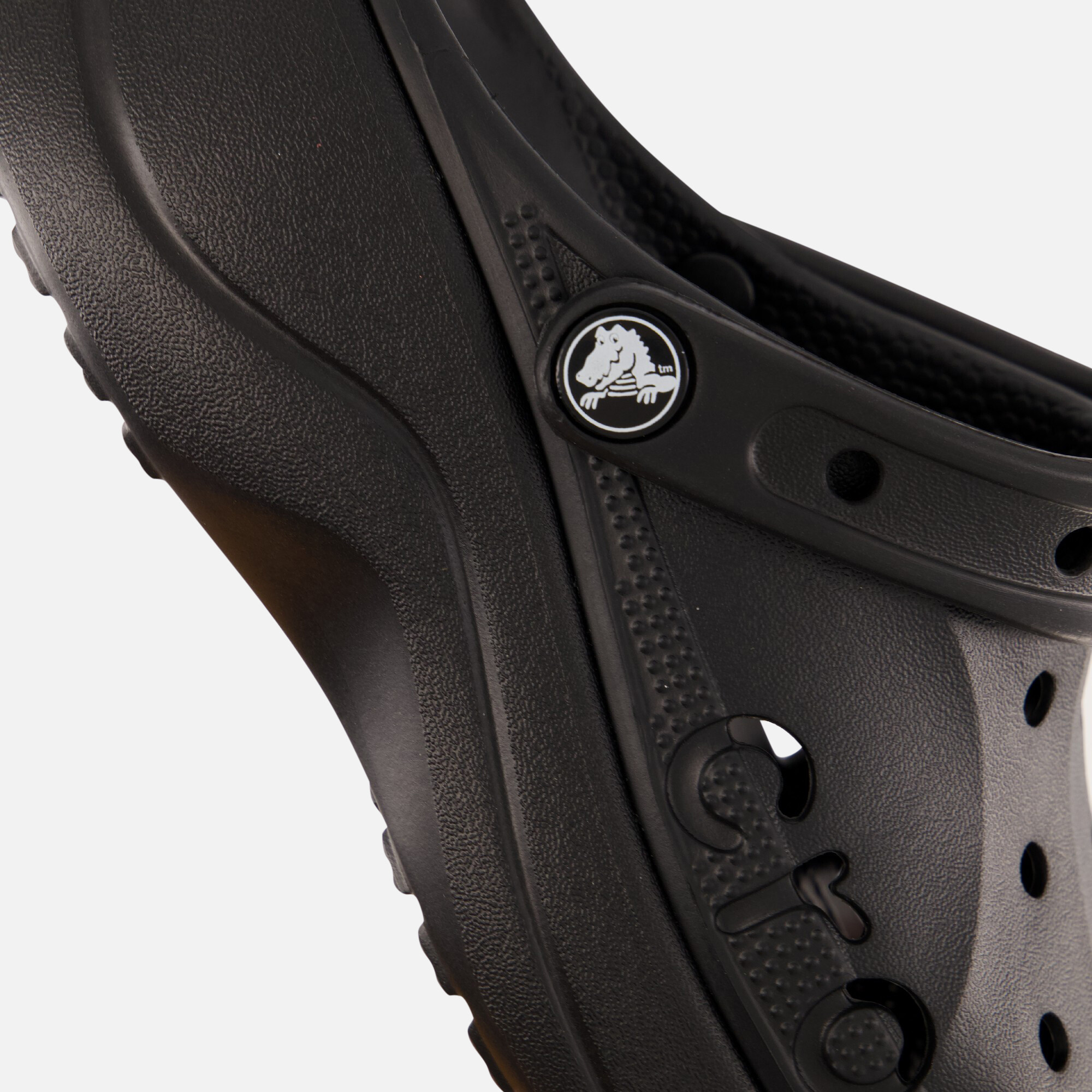 Crocs Baya Platform Clogs Slippers zwart afbeelding 3