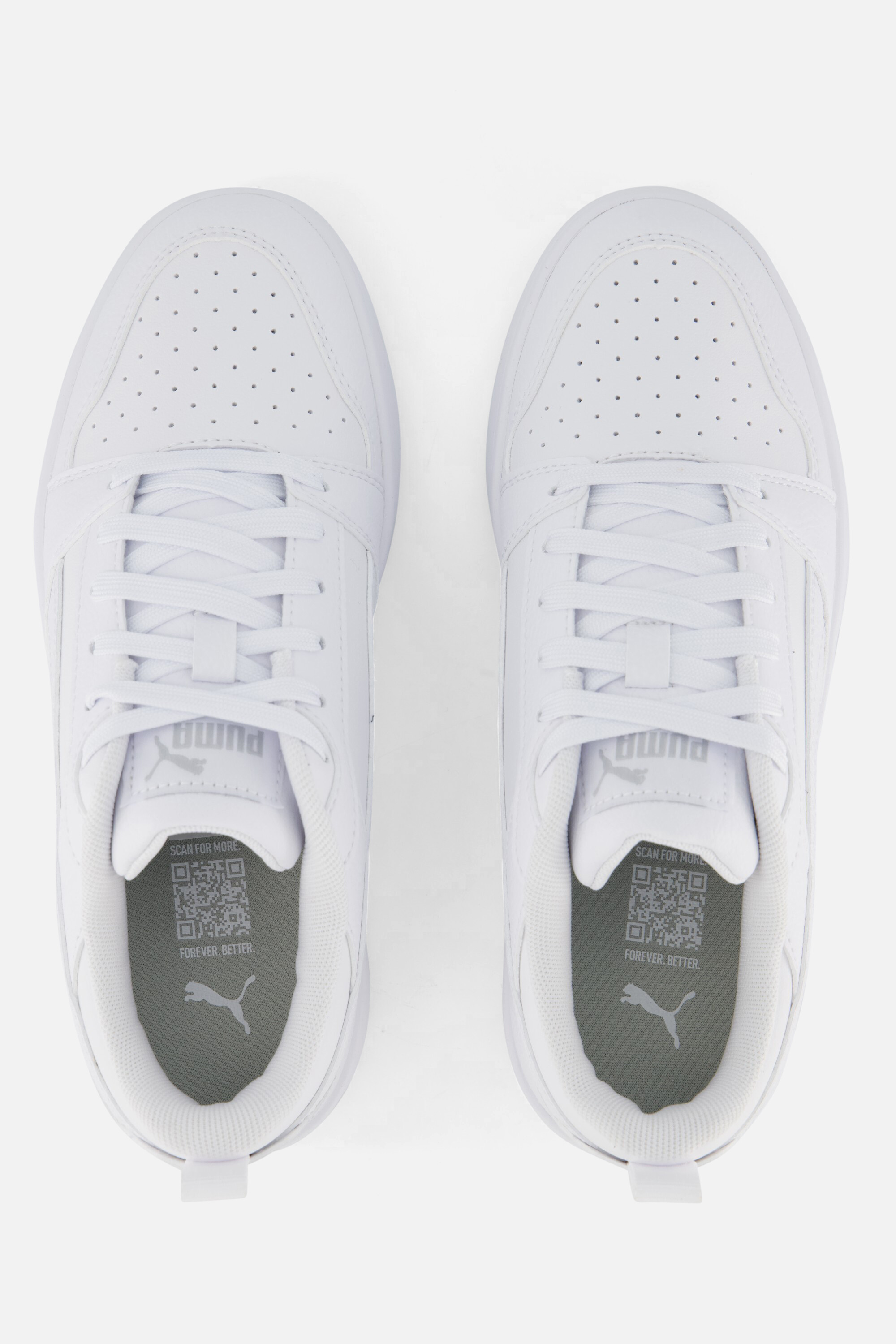 Puma RBD Game Low Sneakers wit Leer afbeelding 2