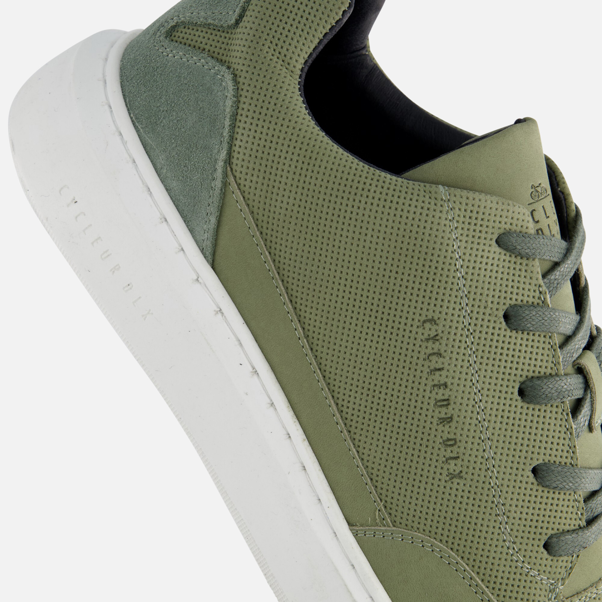 Cycleur de Luxe Roturier Sneakers groen Nubuck afbeelding 4